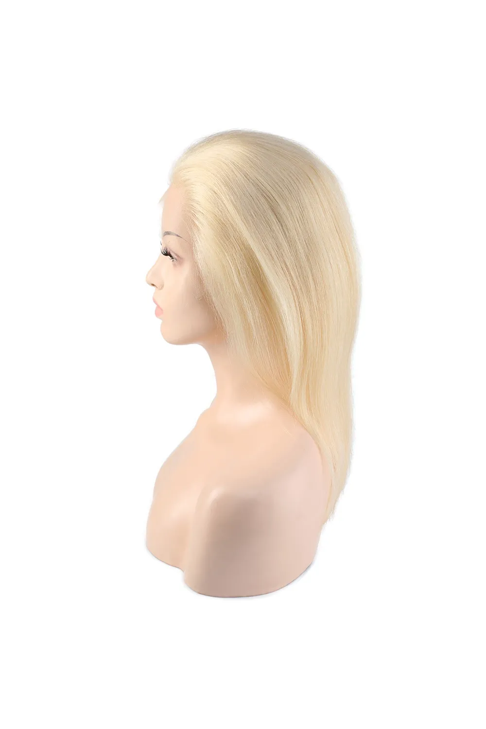 Gerçek Front Lace Platin Tül Peruk - 50-55cm