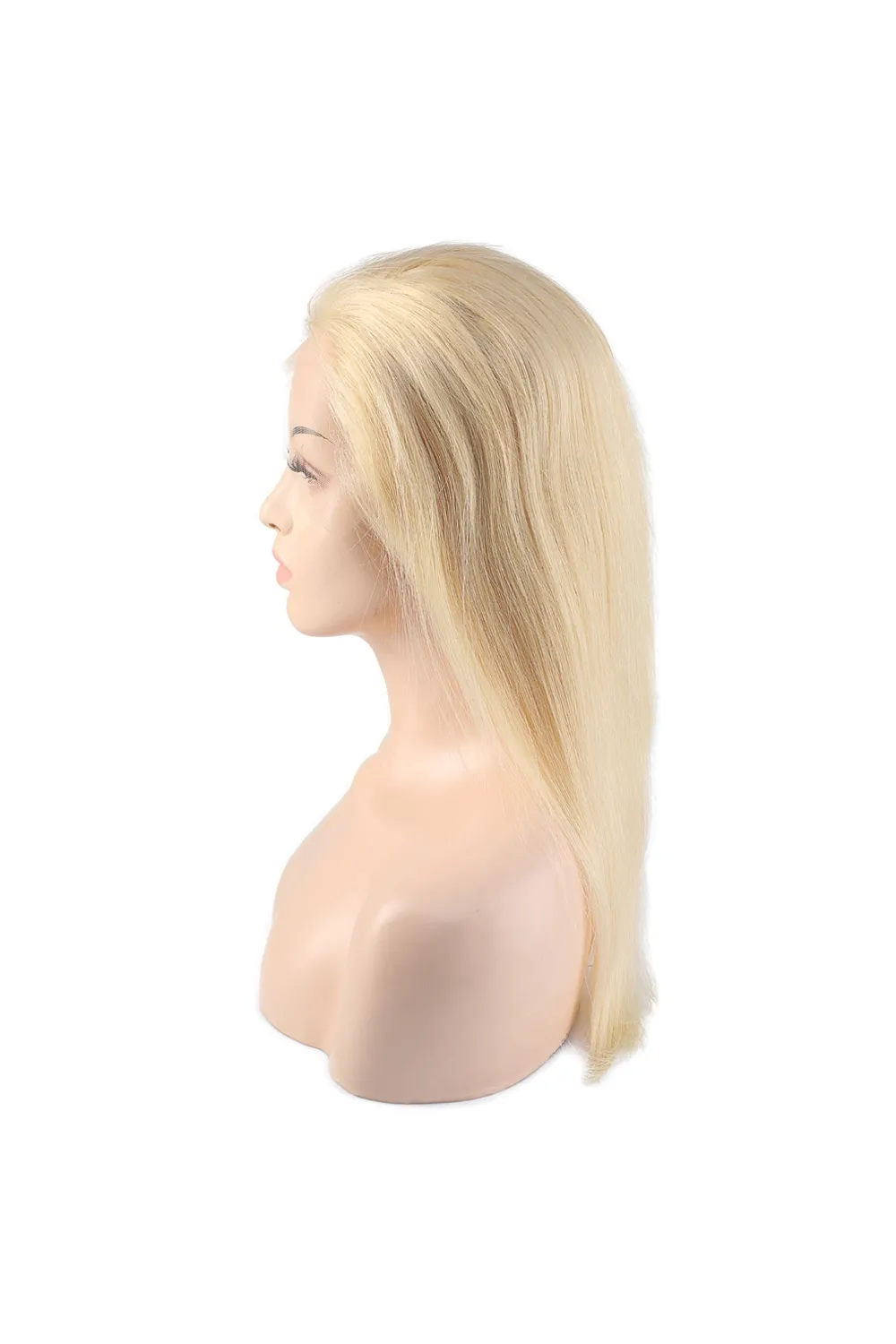 Gerçek Front Lace Platin Tül Peruk - 60-65cm