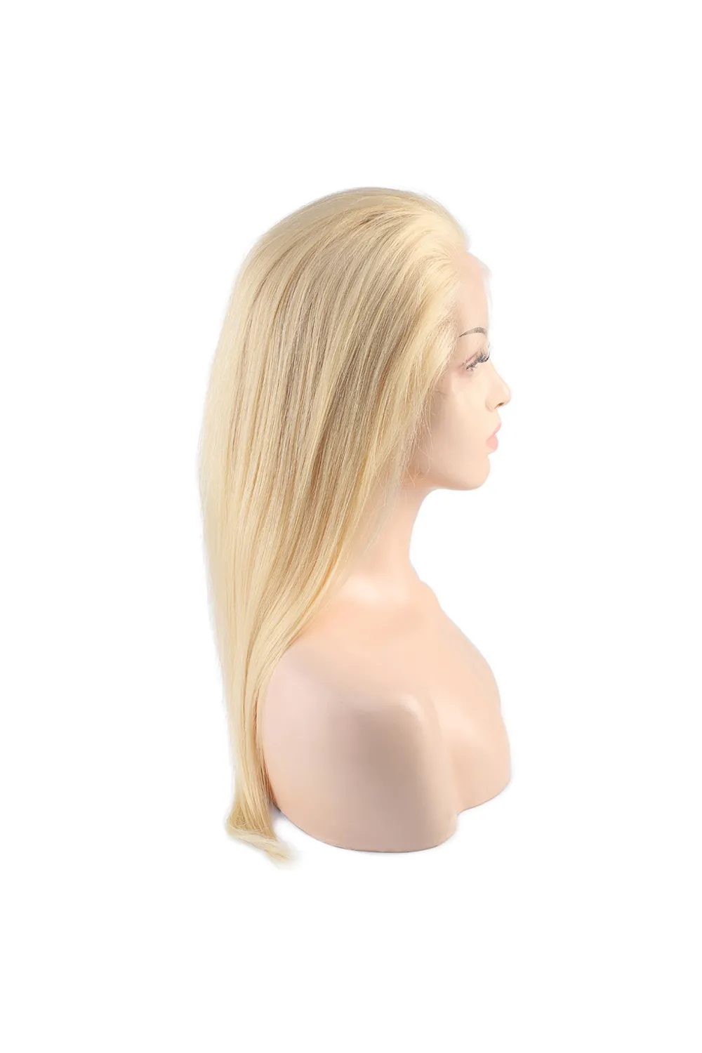 Gerçek Front Lace Platin Tül Peruk - 65-70cm