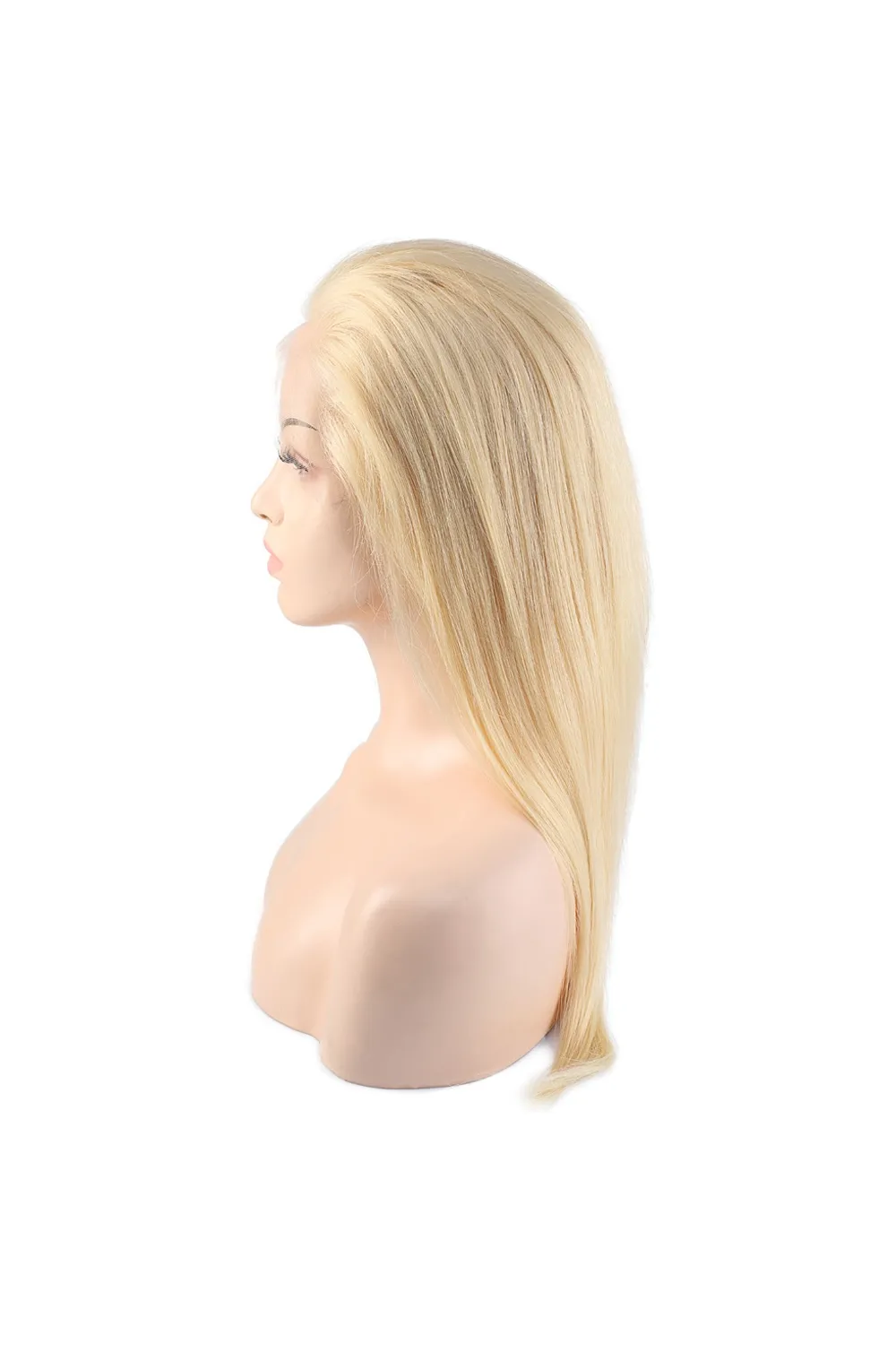 Gerçek Front Lace Platin Tül Peruk - 65-70cm