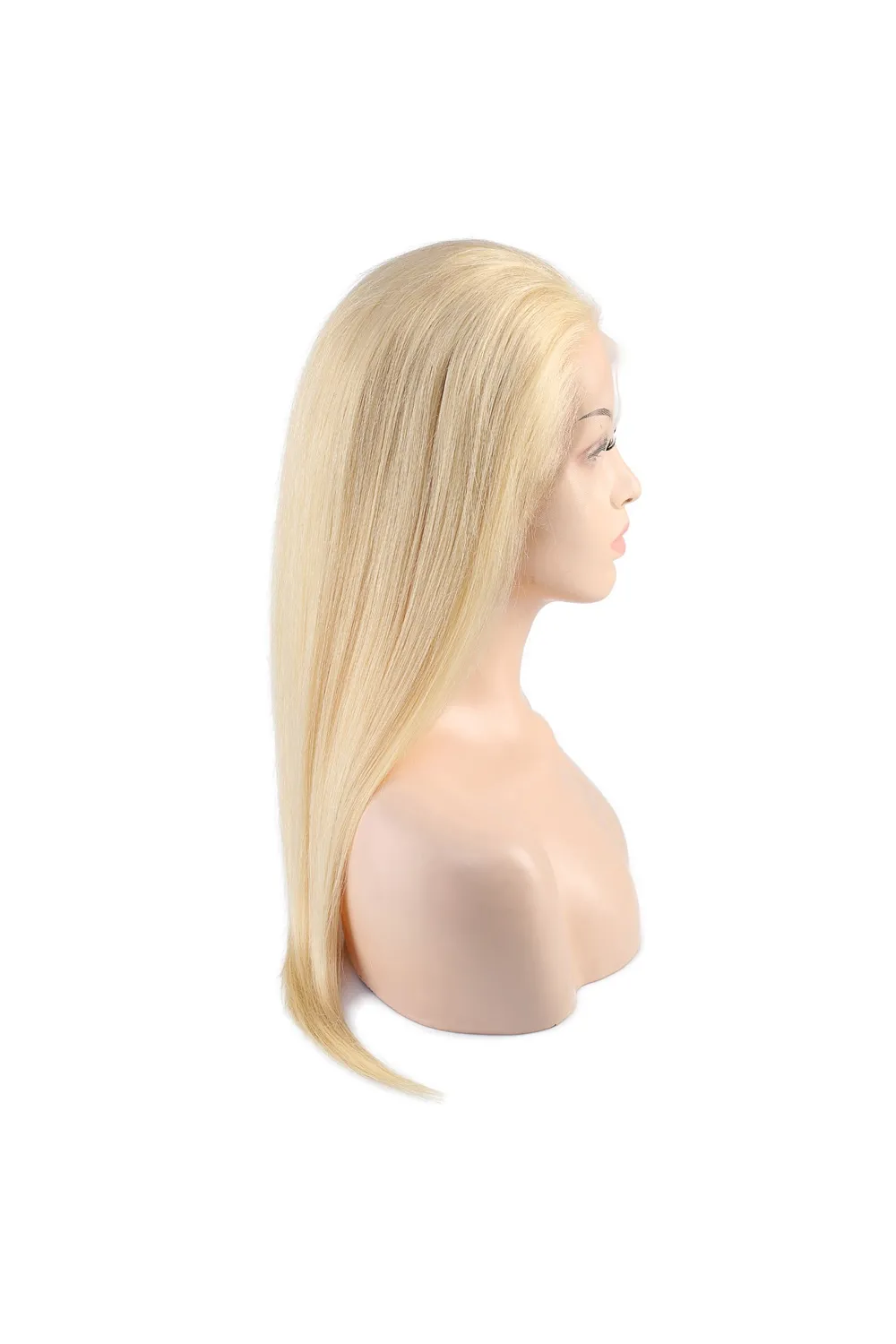 Gerçek Front Lace Platin Tül Peruk - 70-75cm