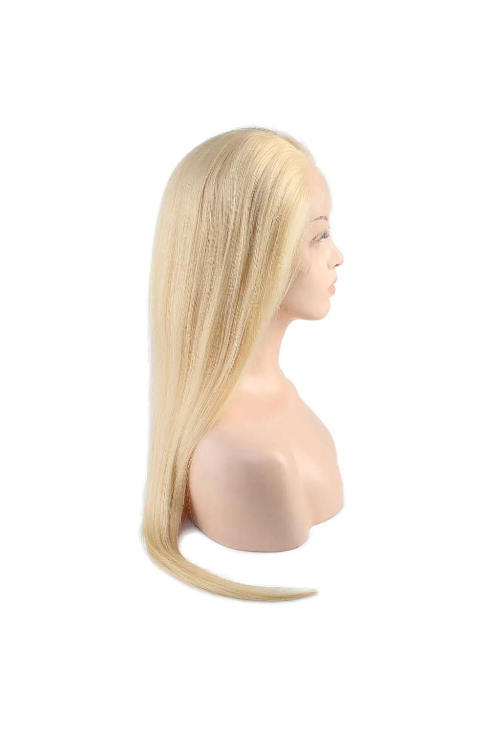 Gerçek Front Lace Platin Tül Peruk - 80-85cm