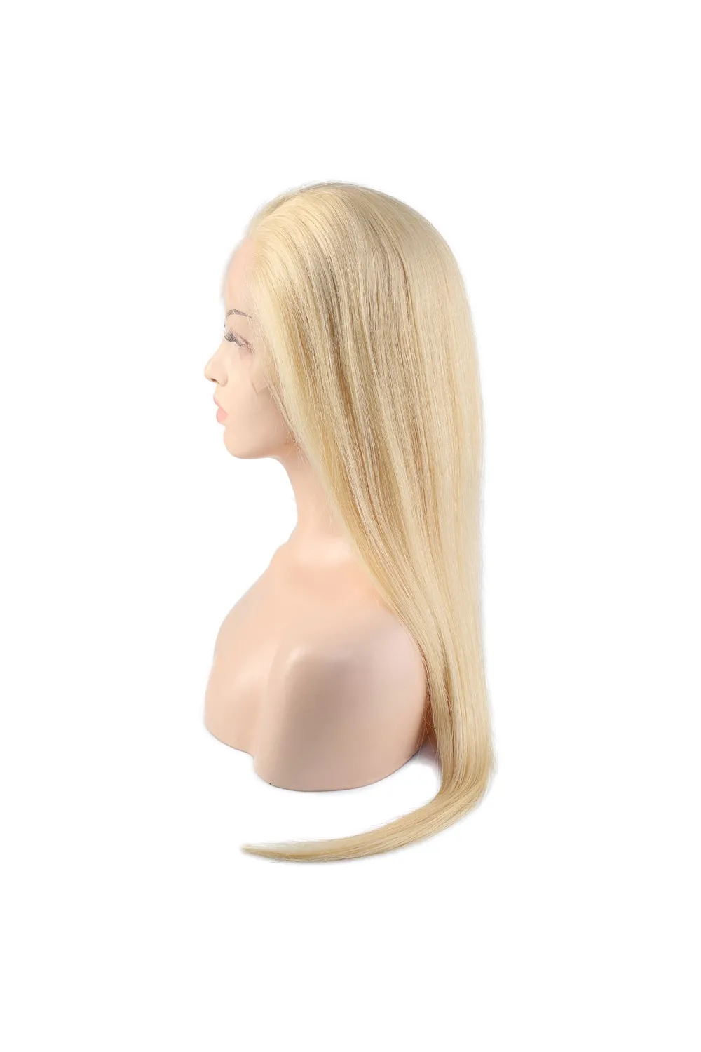 Gerçek Front Lace Platin Tül Peruk - 80-85cm