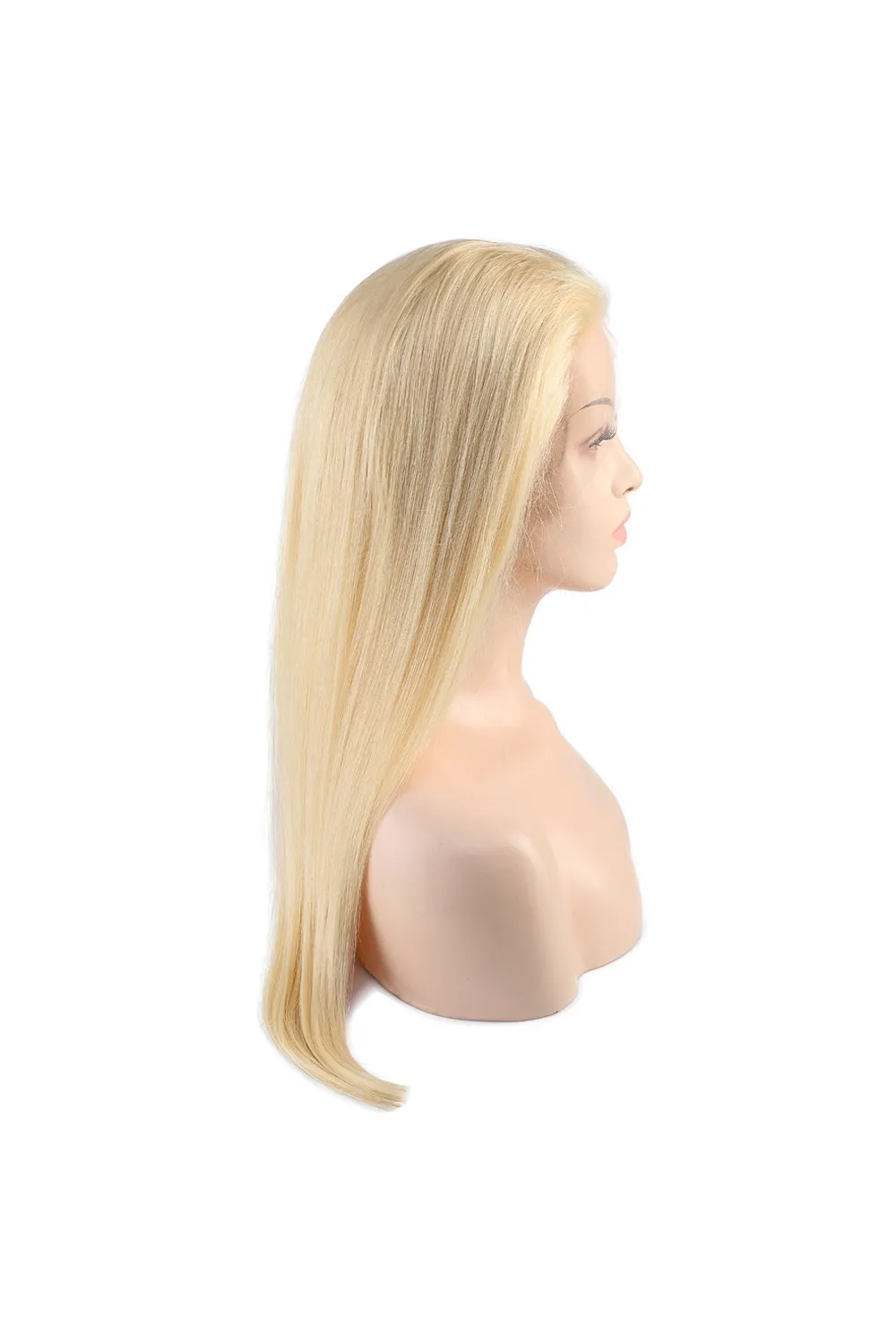 Gerçek Front Lace Platin Tül Peruk - 85-90cm