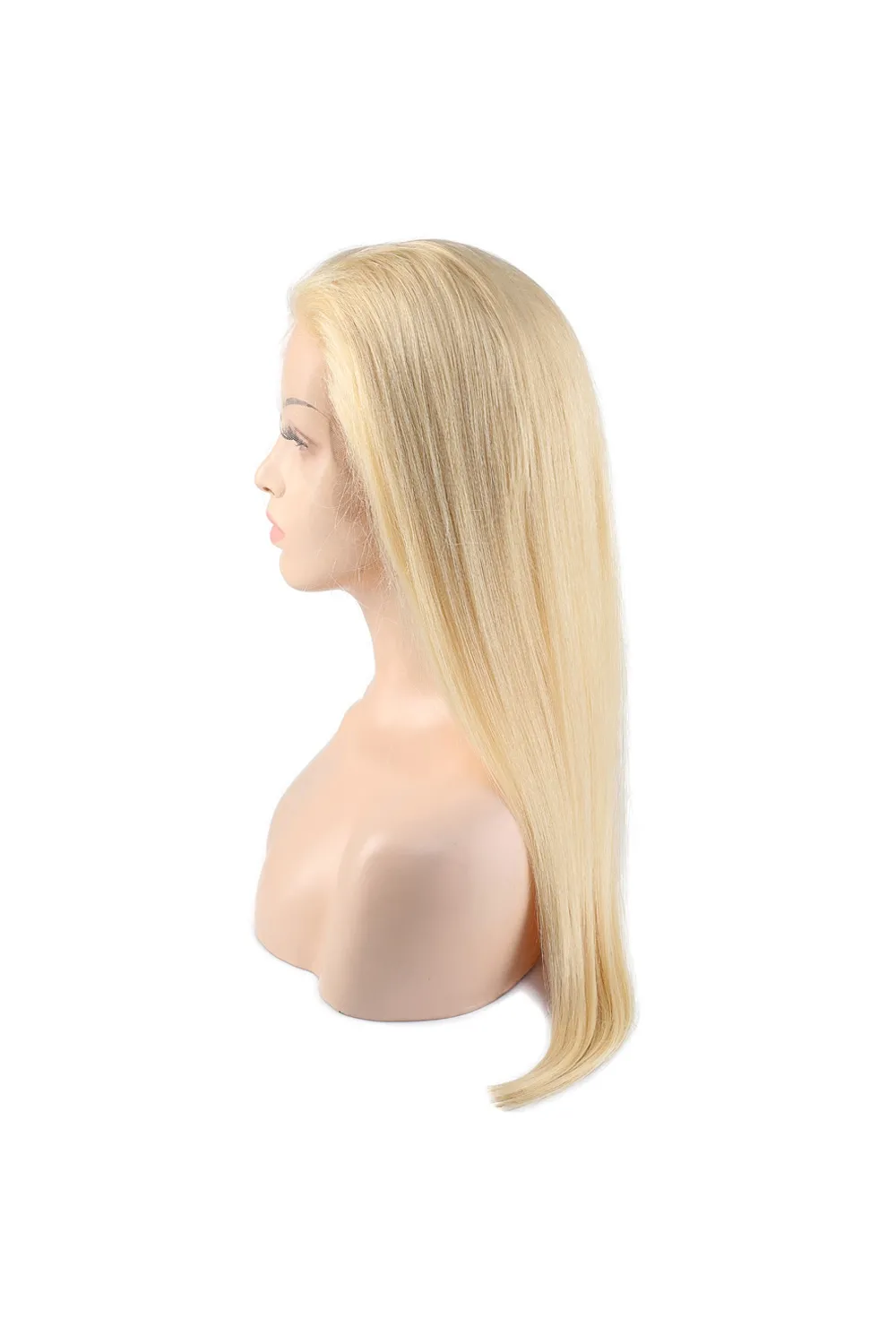Gerçek Front Lace Platin Tül Peruk - 85-90cm