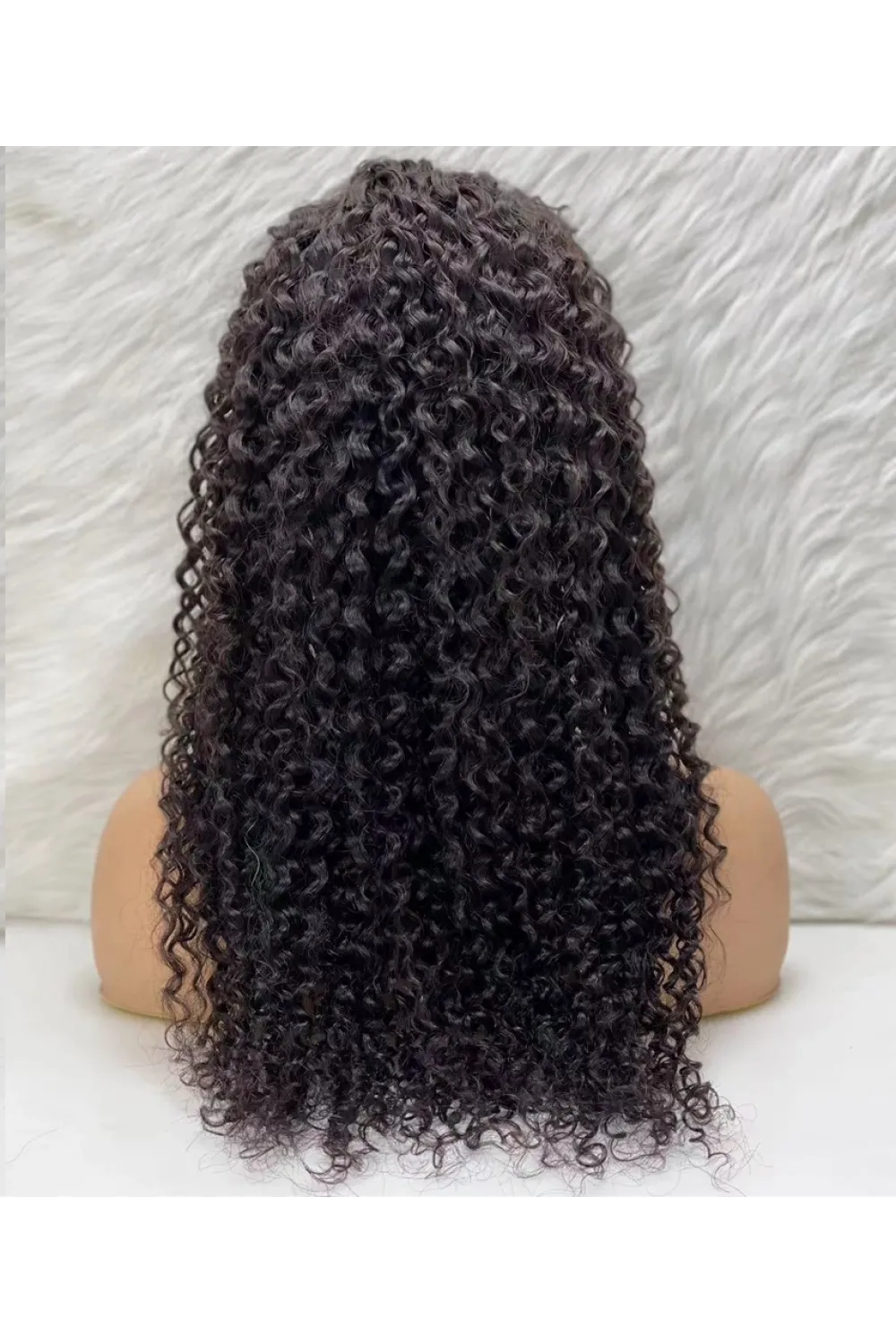 Gerçek Front Lace Tül Peruk - Su Dalgası - Doğal 65-70cm