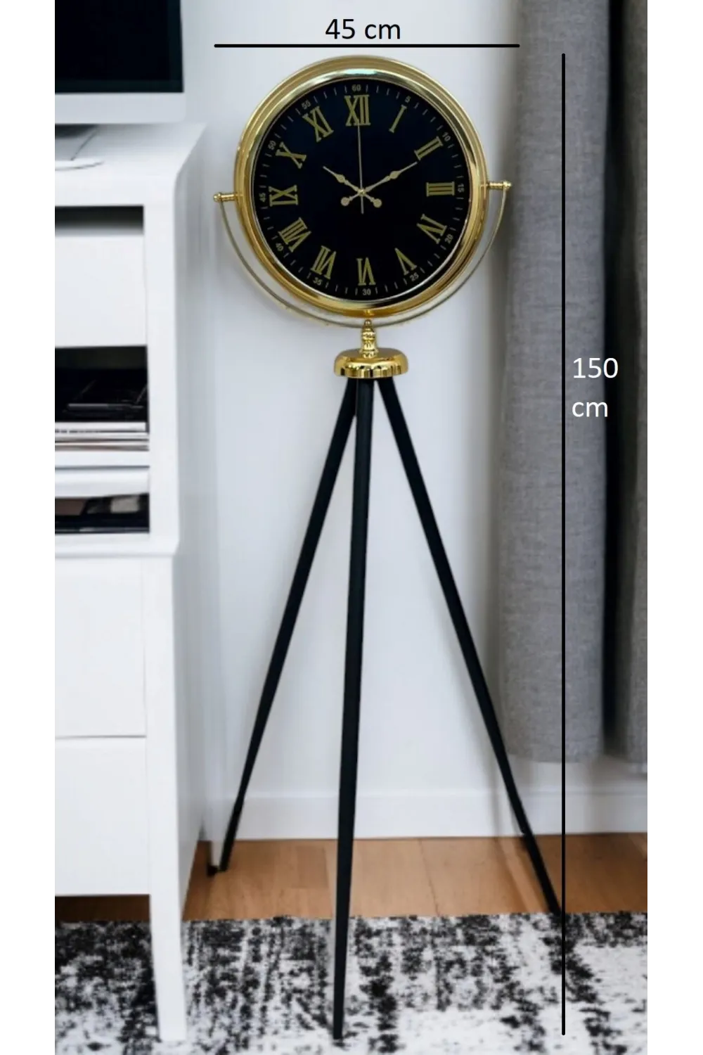 Gold Asalet Tripod Ayaklı Saat