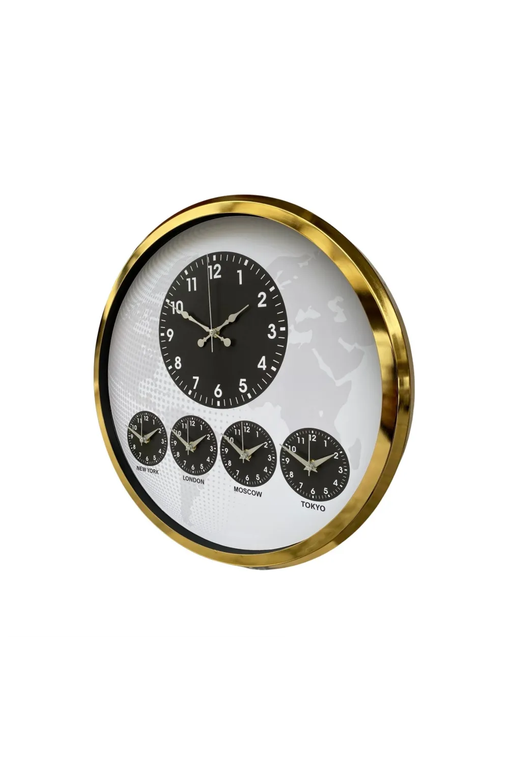 Gold Modern 52 Cm Dünya Saati