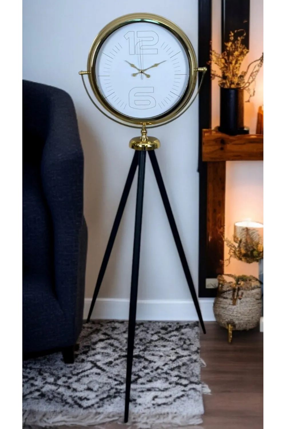 Gold Noble Radiance Tripod Ayaklı Saat