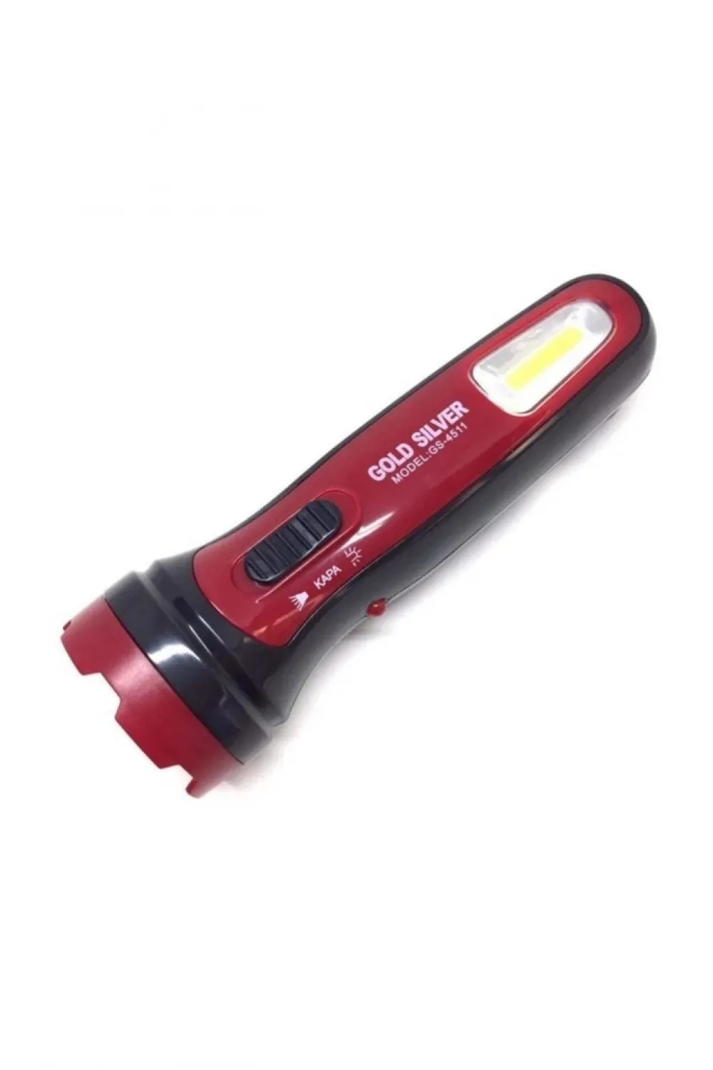 Gold Sılver Gs-4511 1 Watt+1 Watt Cob Ledli Şarjlı El Feneri