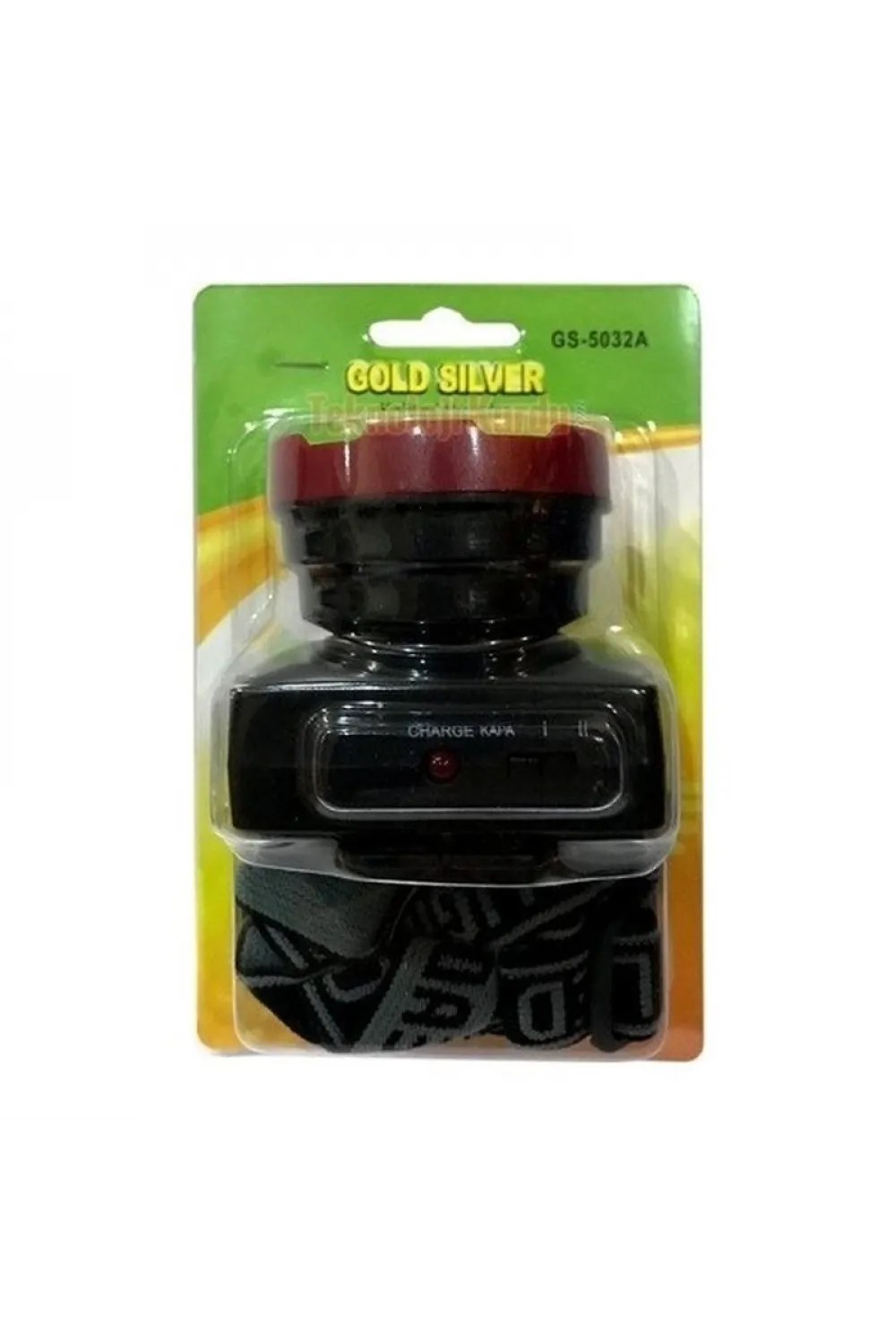 Gold Silver GS-5032A 3 Watt Power LEDli Şarj Edilebilir Kafa Lambası