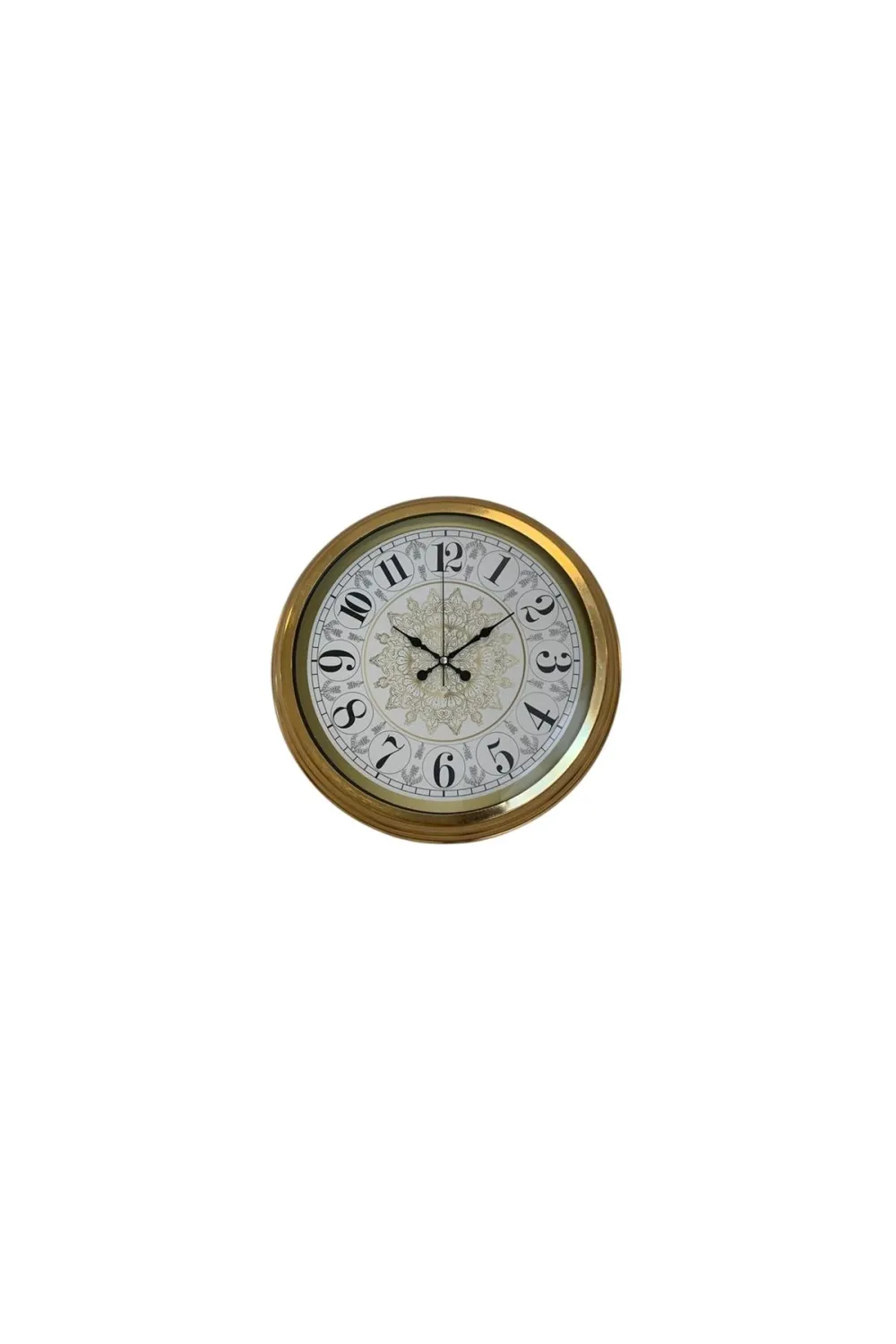 Gold Zarif 40 Cm Metal Duvar Saati