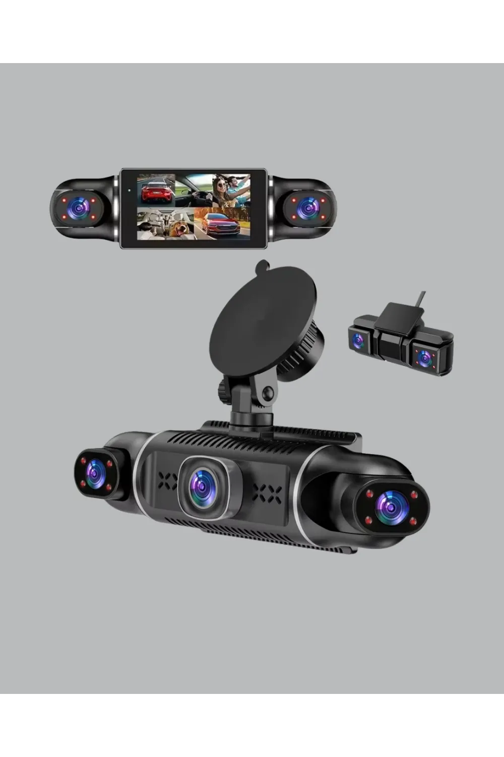 Gps’li 4 Kameralı Araç İç Dış Kayıt Sistemi 1080p Wifi Destekli