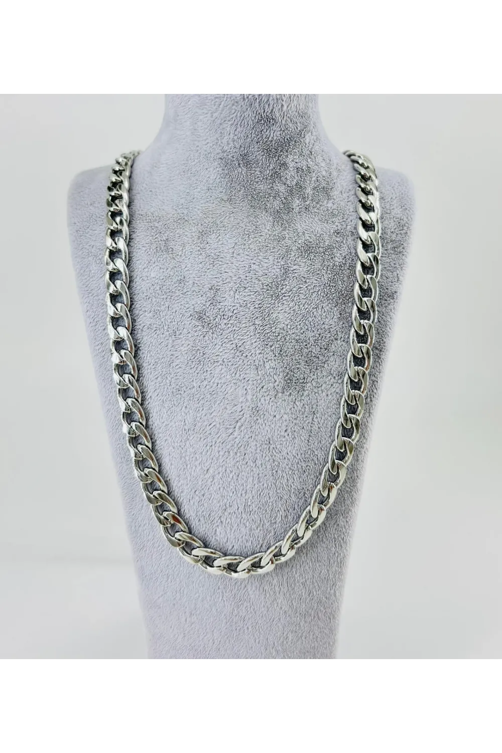 Gri Çelik Çelik Kolye 60 Cm - Ekl0002