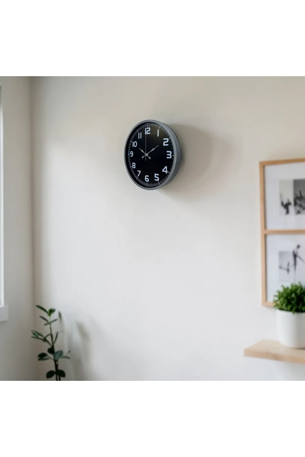 Gri Zarafet 36 Cm Duvar Saat