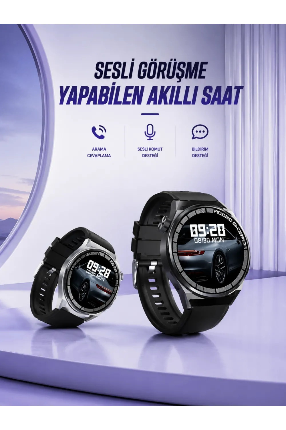 Gt8 Akıllı Sesli Görüşme Yapabilen Saat