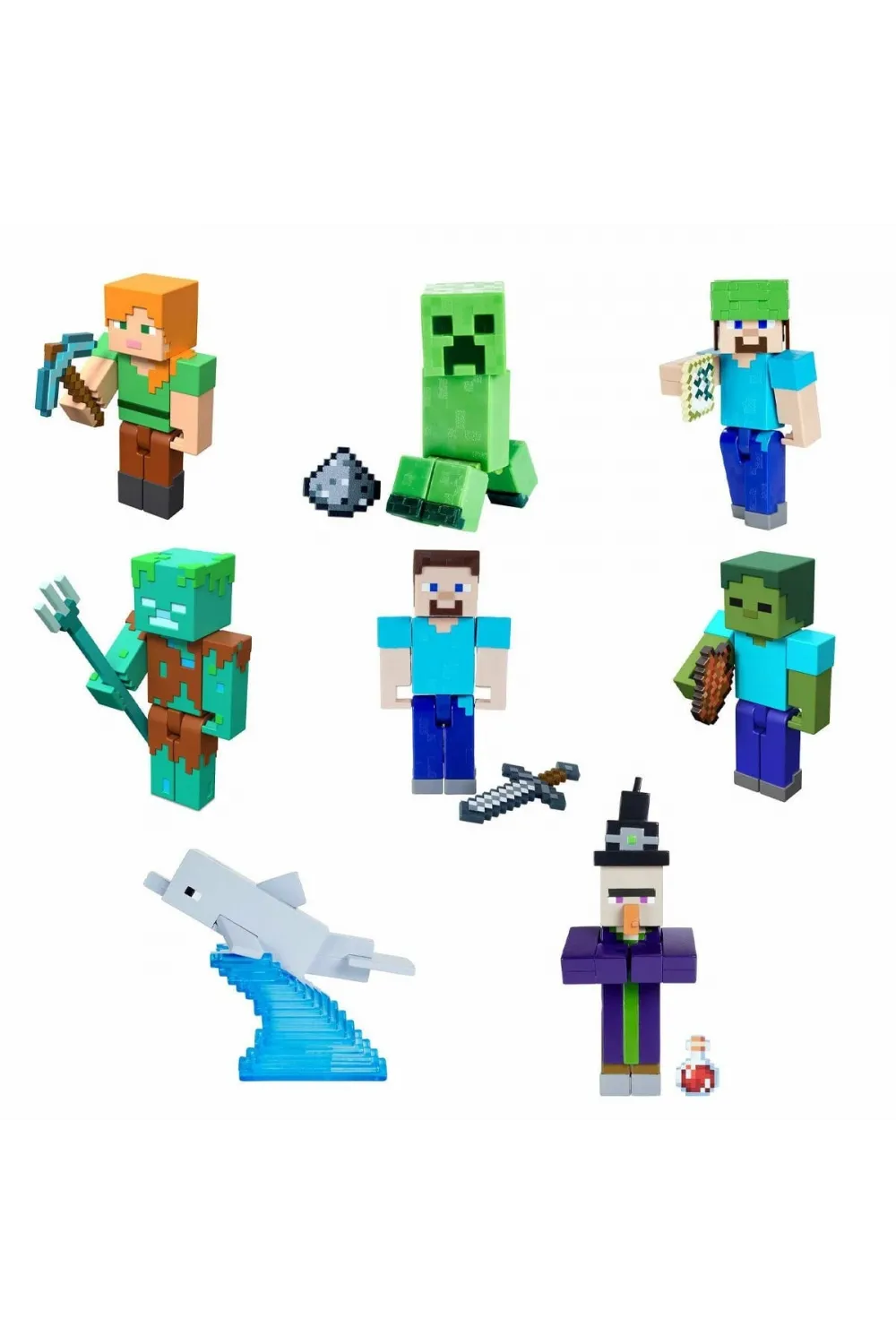 GTP08 Minecraft Aksesuarlı Figürler