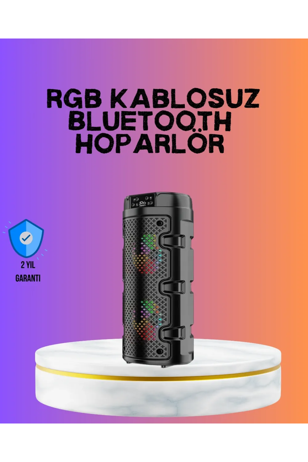 Güçlü Bass Ve Net Tiz Özellikli Kablosuz Hoparlör