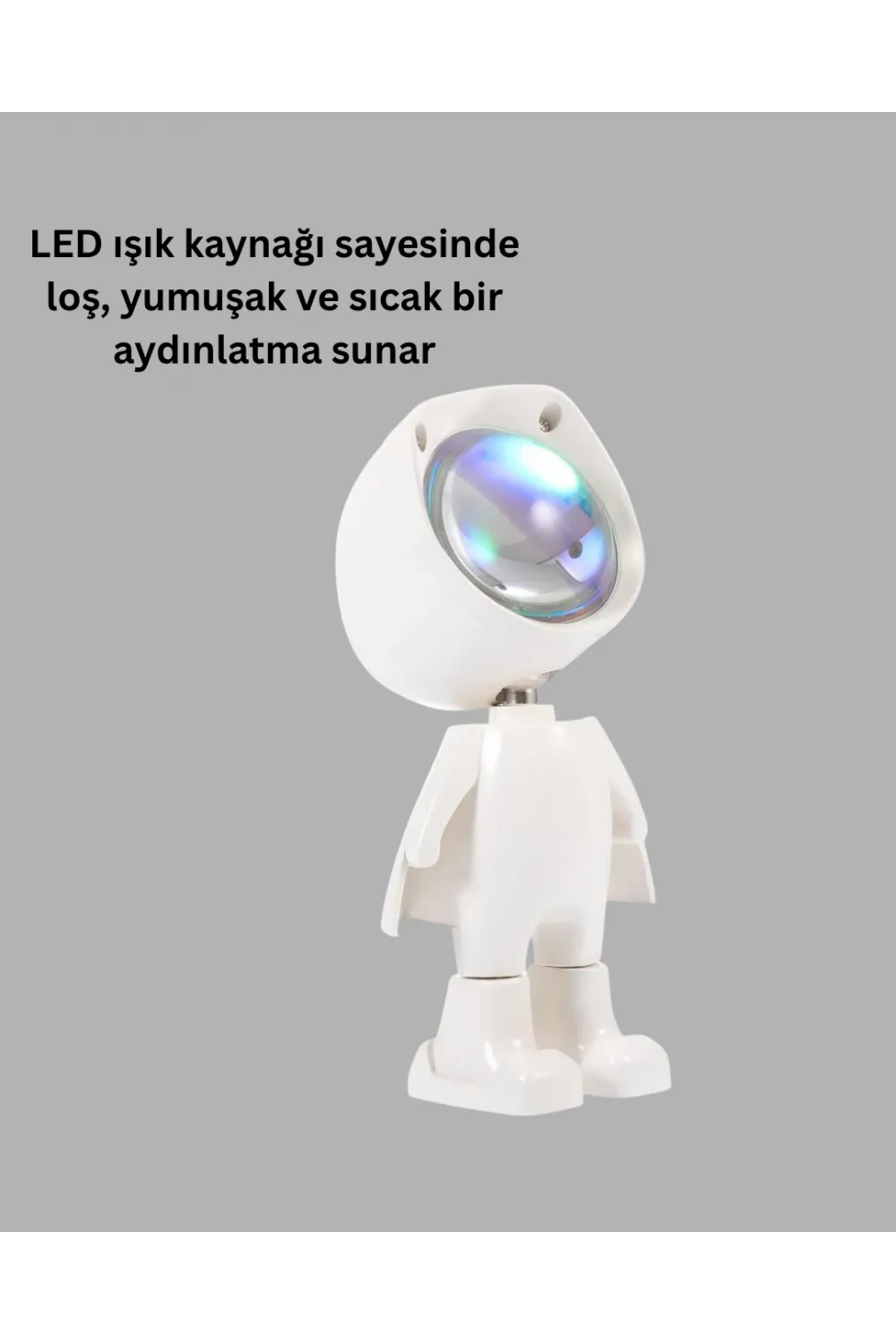 Gün Batımı Efekti Sunan Astronot Led Masa Lambası