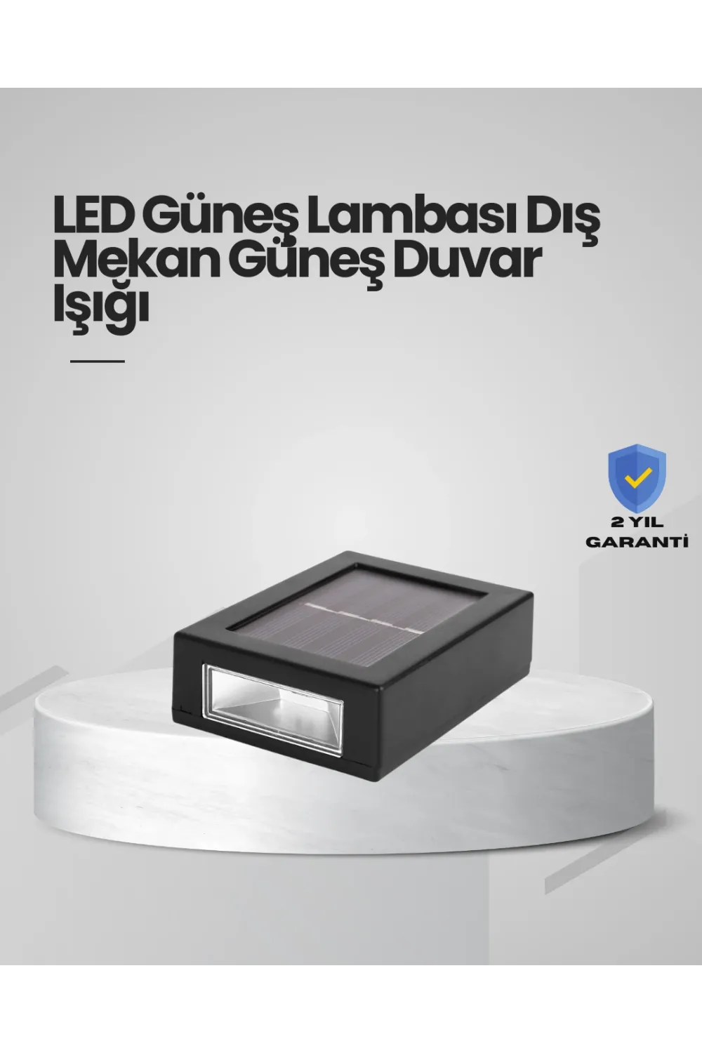 Güneş Enerjili Led Duvar Aydınlatması