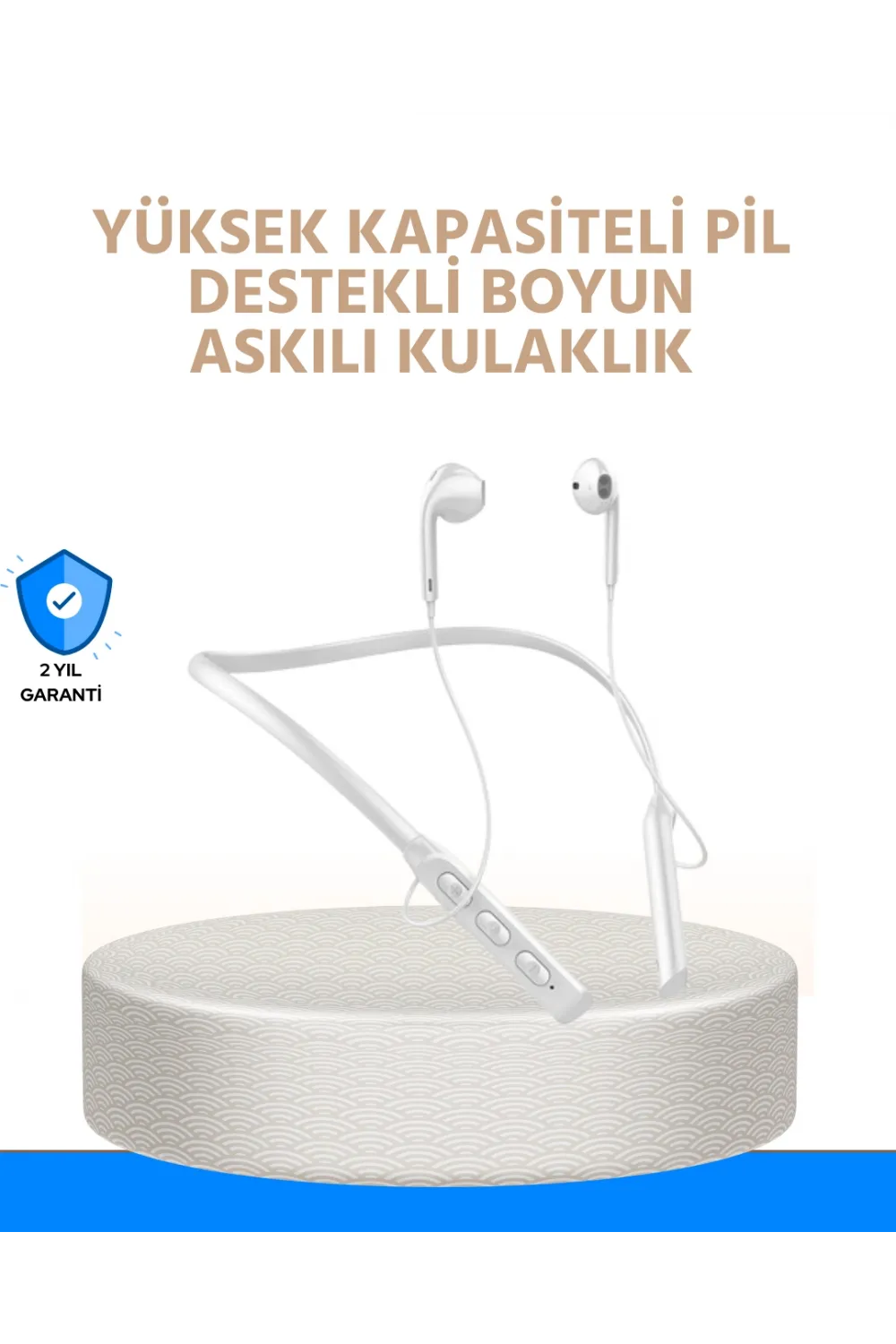 Gürültü Azaltıcı Ergonomik Boyun Askılı Kablosuz Kulaklık