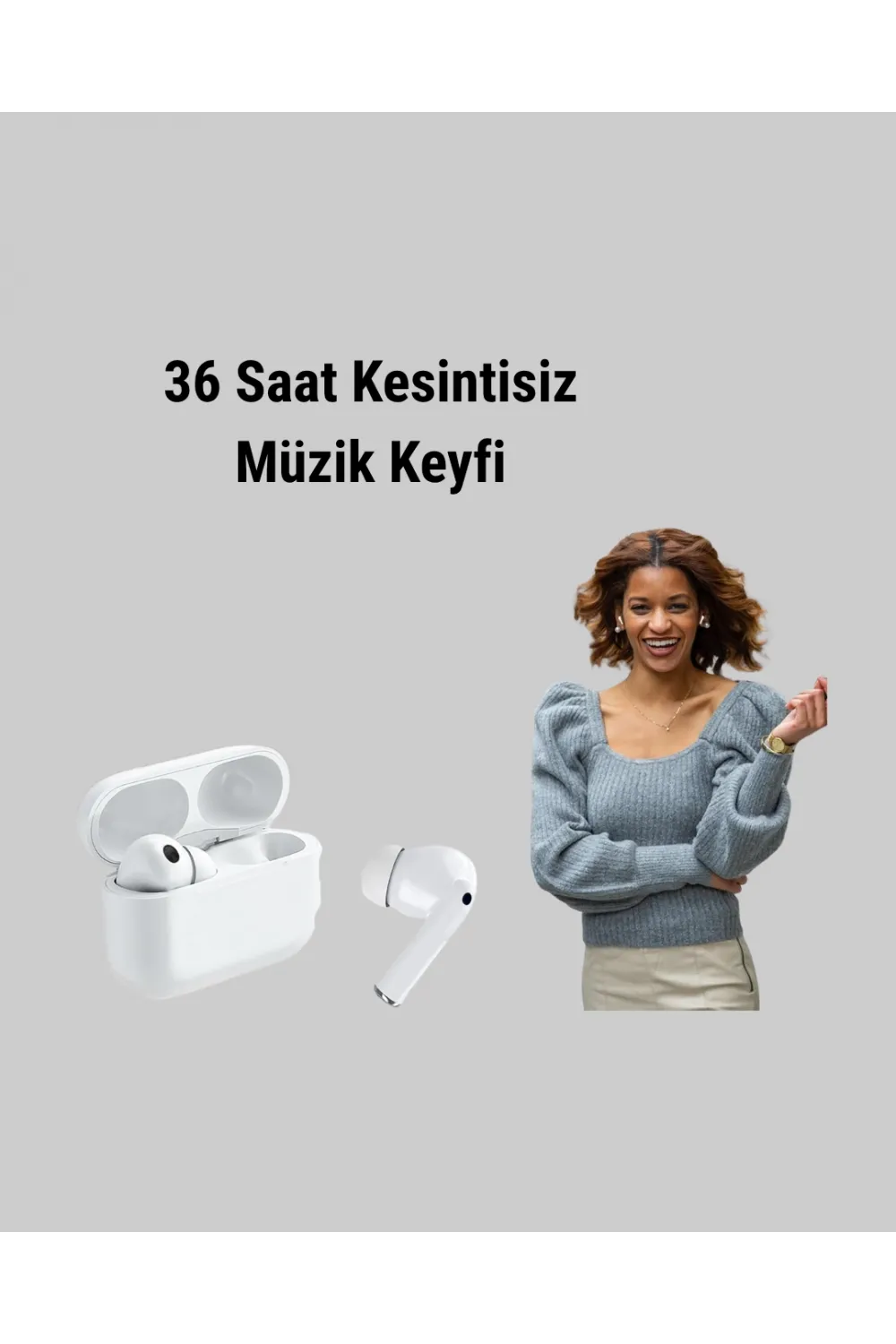 Gürültü Engelleme Özellikli Kablosuz Bluetooth Kulaklık –  Type-c Hızlı Şarj