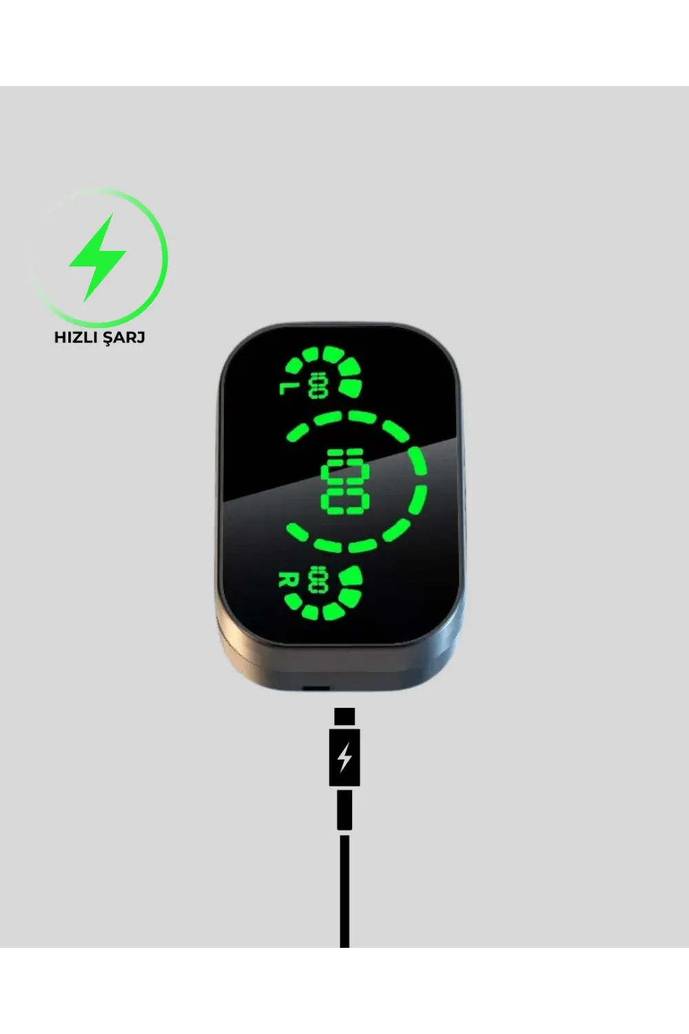 Gürültü Engelleyici Bluetooth Kulaklık – Akıllı Ekranlı, Hifi Ses Kalitesi