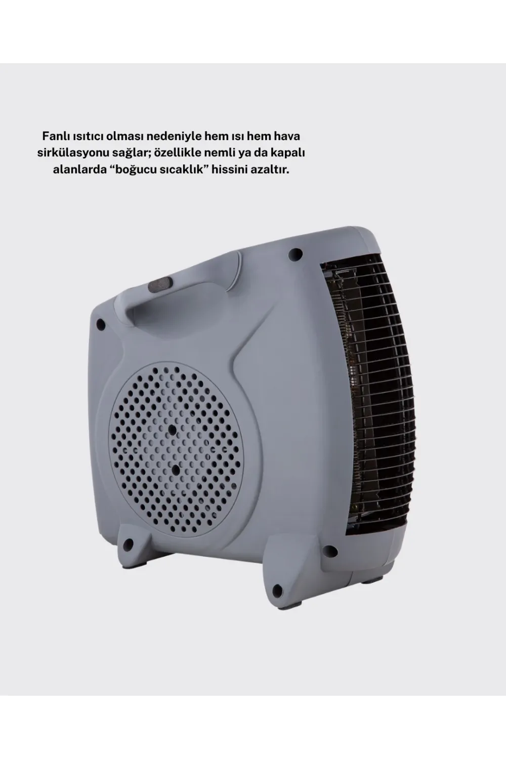 Güvenli Elektrikli Fanlı Isıtıcı Termostatlı Hızlı Isıtma