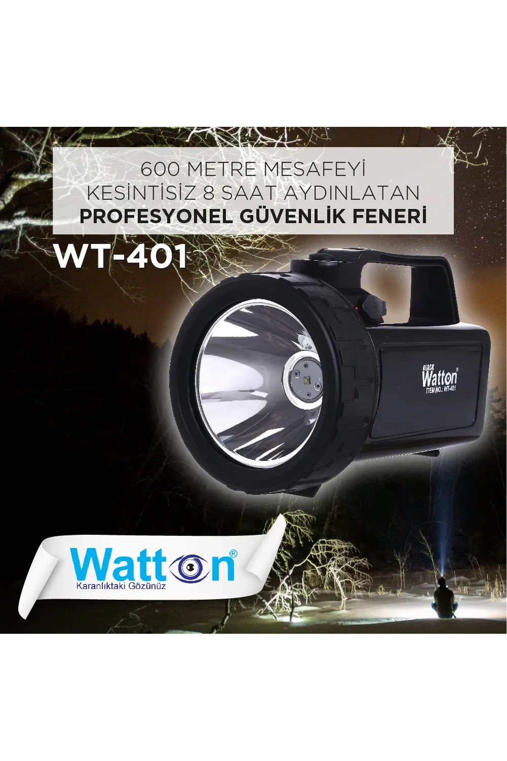 Güvenlik Feneri 30 W Kuvvetinde Wt-401