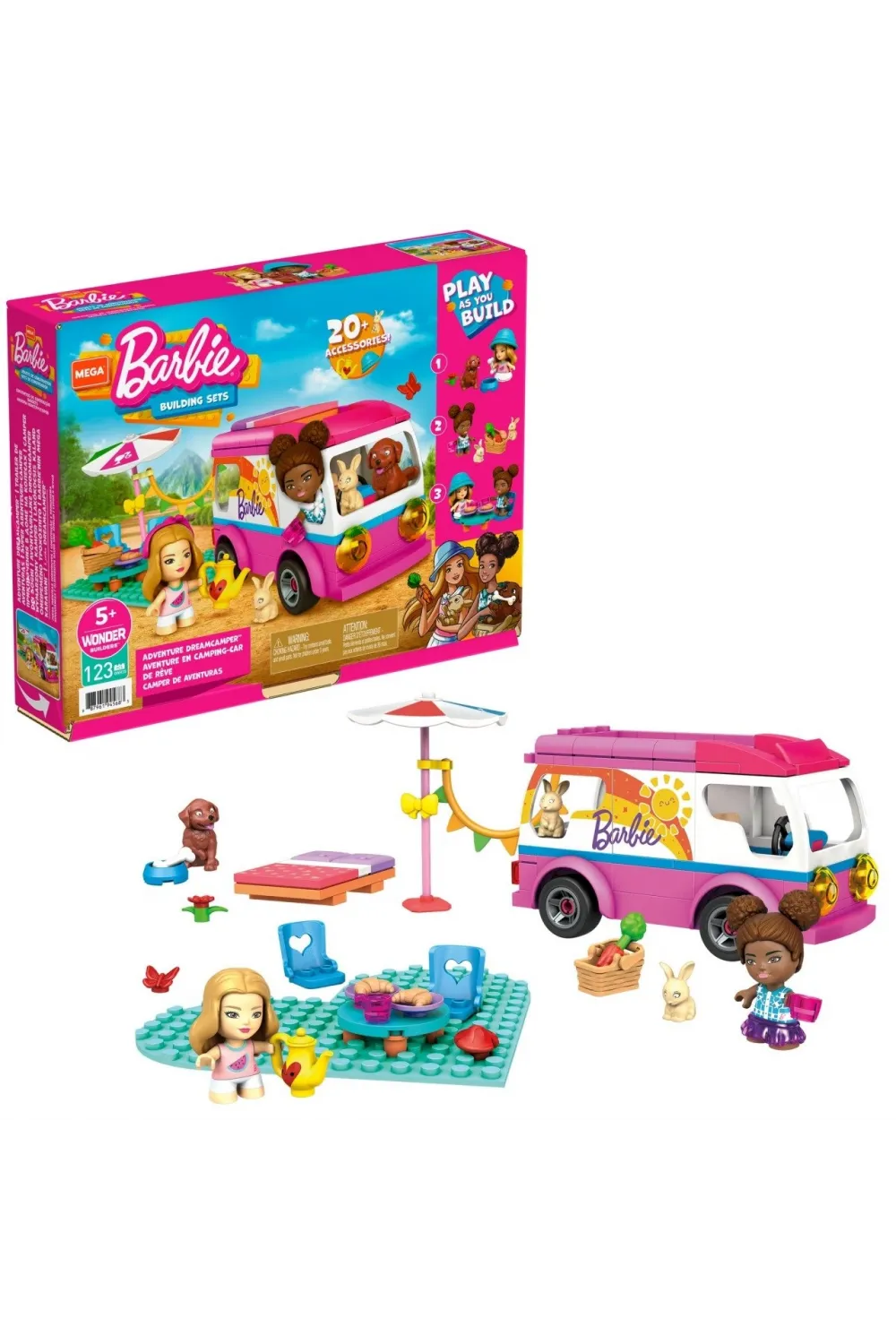 GWR35 MEGA™ Barbie®nin Mega Karavanı 123 parça +5 yaş