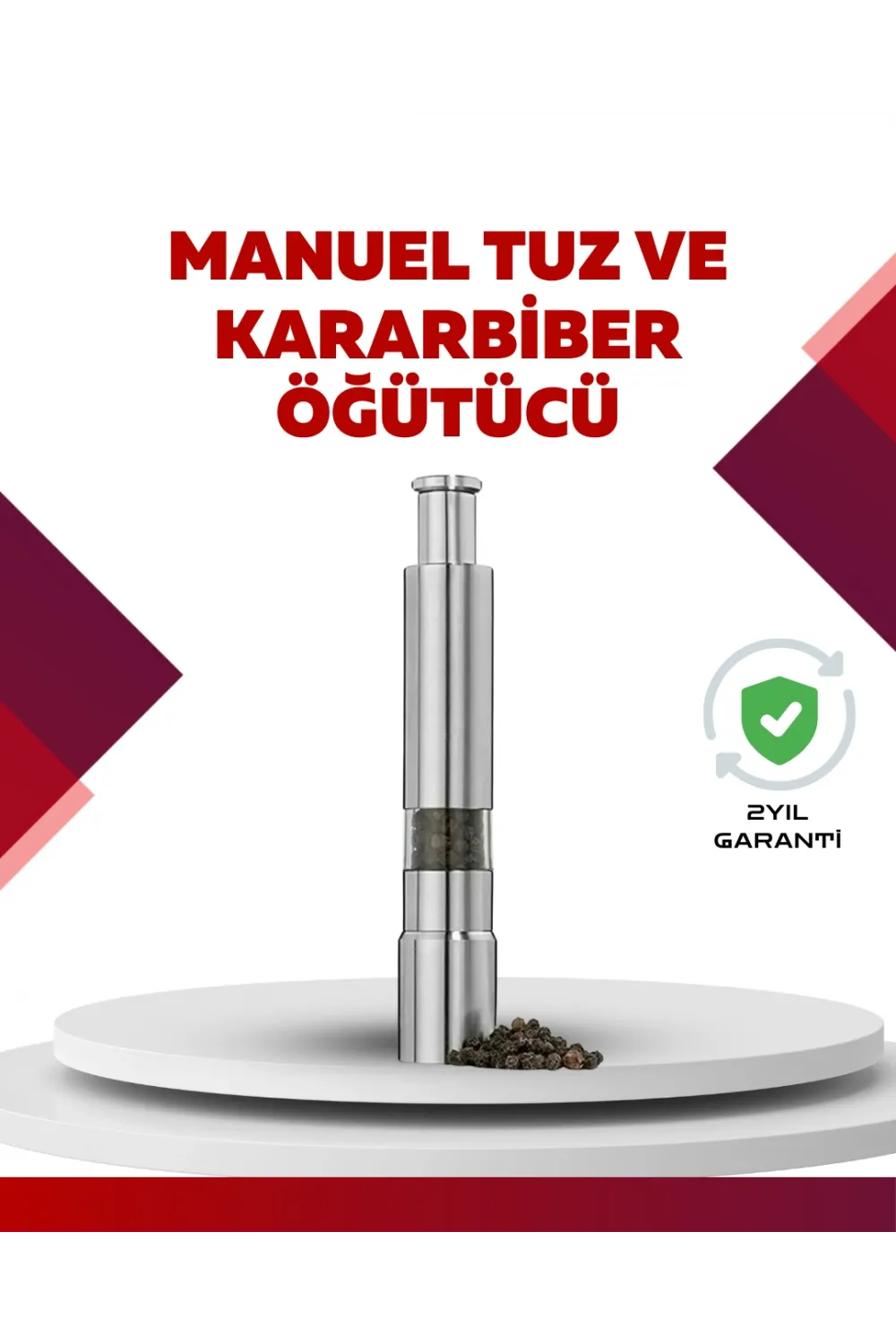 Hafif Ve Kompakt, Taşınabilir Baharat Öğütücü - Mutfak Ve Masa İçin