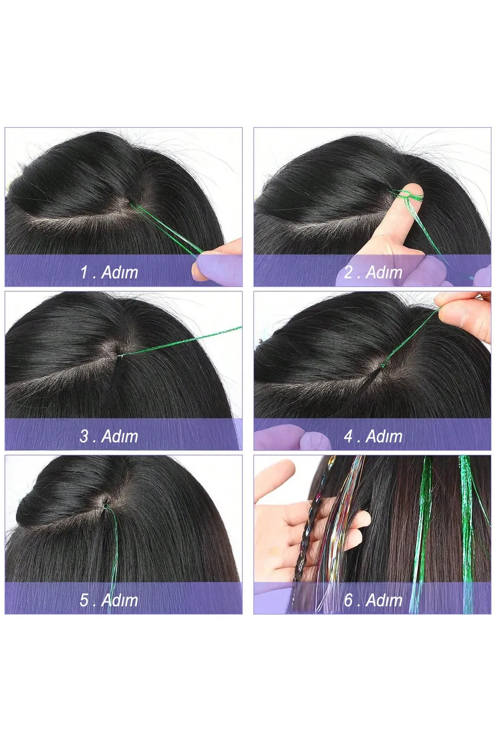 Hair Tinsel Saç Simi - HT07