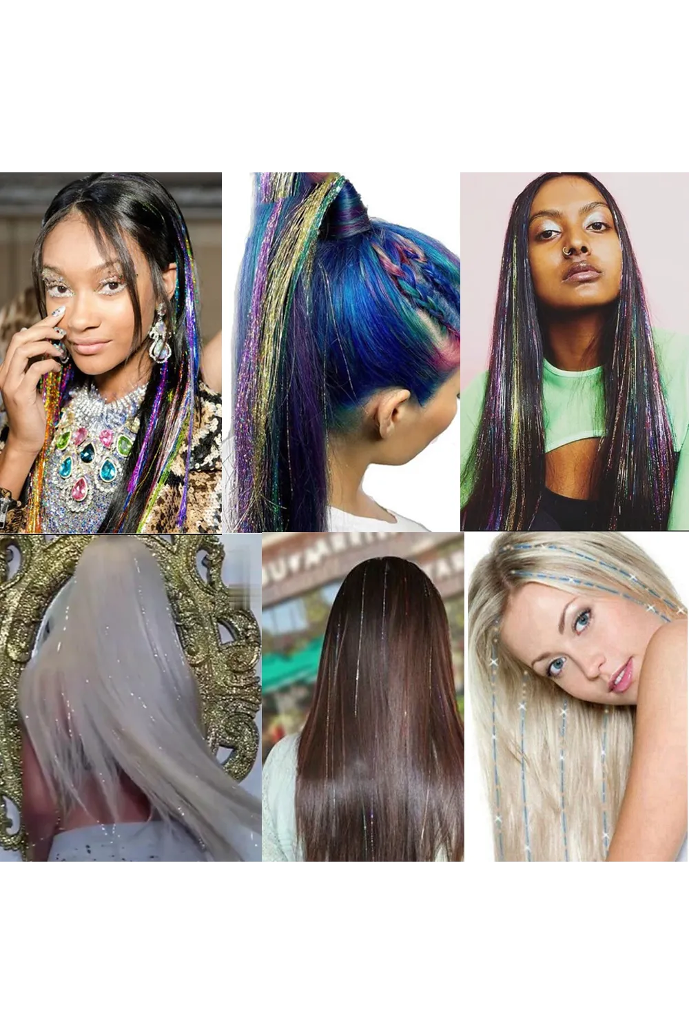 Hair Tinsel - Saç Simi - Yeşil