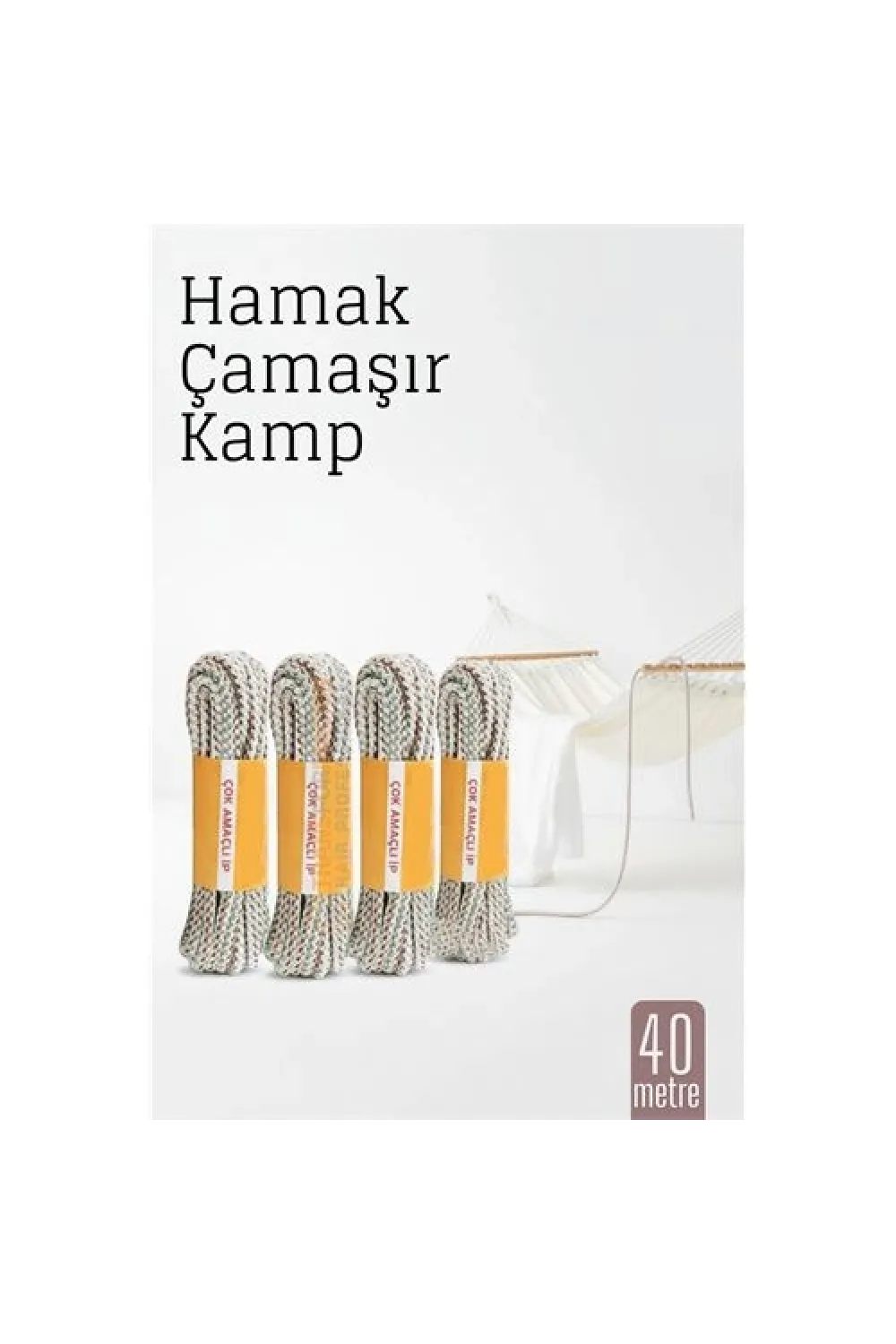 Hamak İpi - Çok Amaçlı Kalın İp - Çamaşır İpi 40 Metre 718591