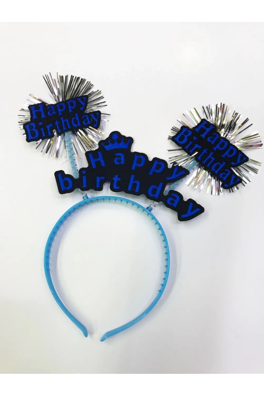 Happy Birthday Neon Renk Doğum Günü Tacı 12 Adet