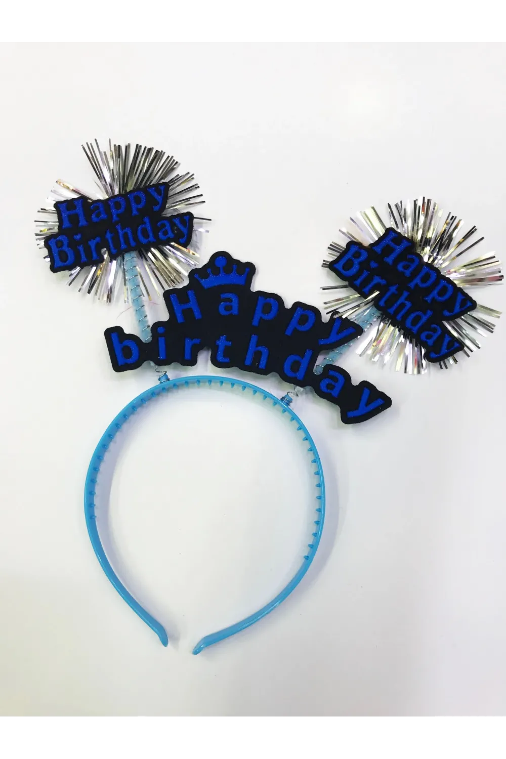 Happy Birthday Neon Renk Doğum Günü Tacı 12 Adet