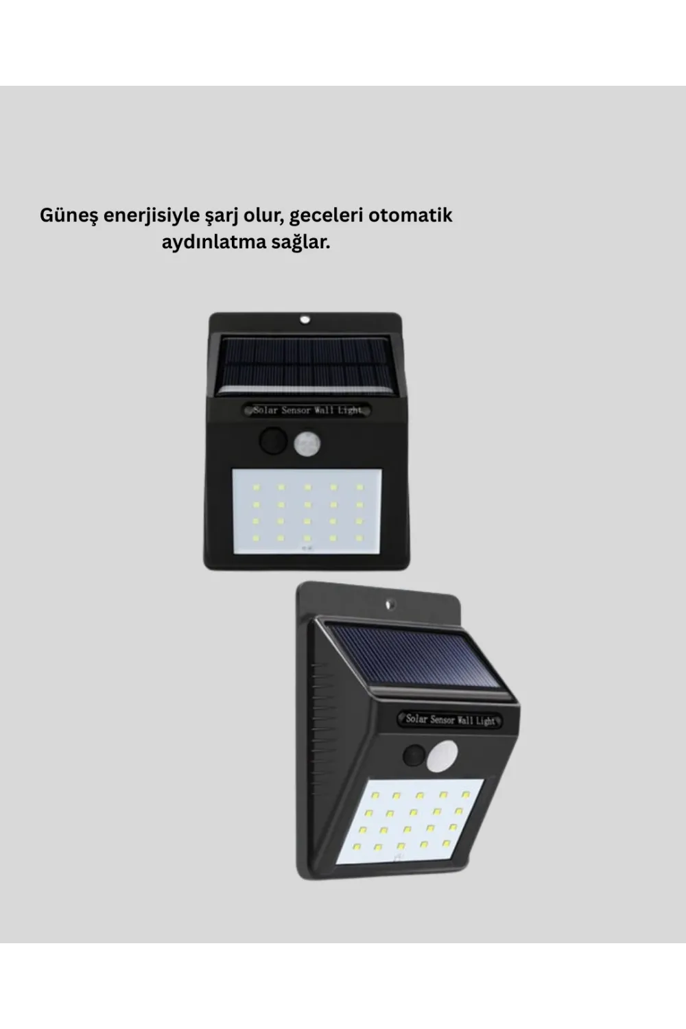 Hareket Algılamalı Solar Led Güvenlik Lambası Yeni Nesil
