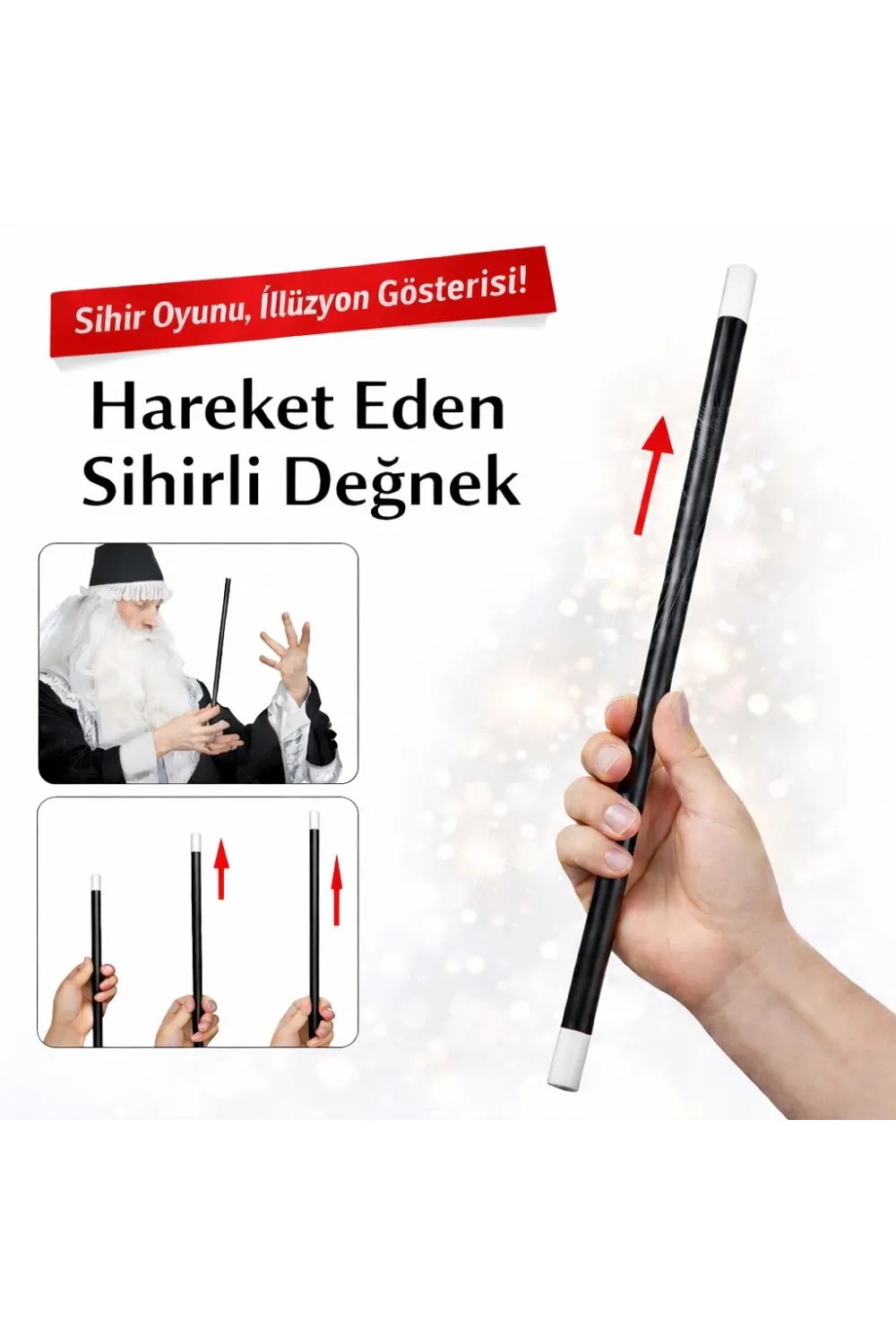 Hareket Eden Sihirli Değnek Çubuk 24 Cm
