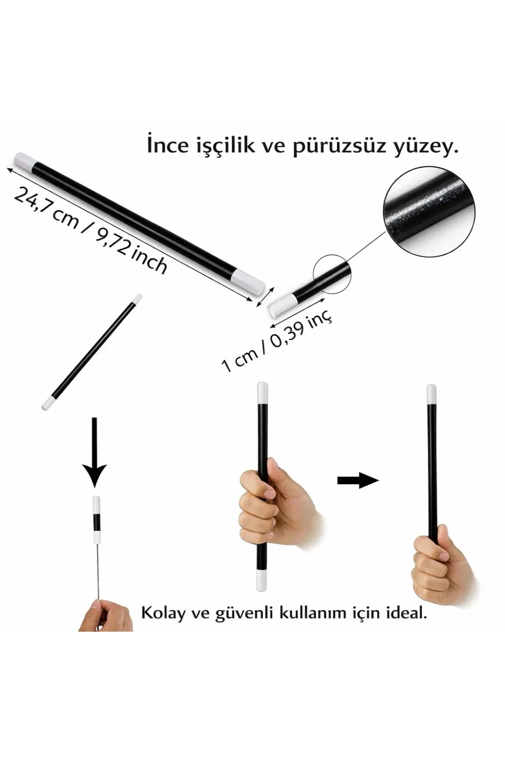Hareket Eden Sihirli Değnek Çubuk 24 Cm