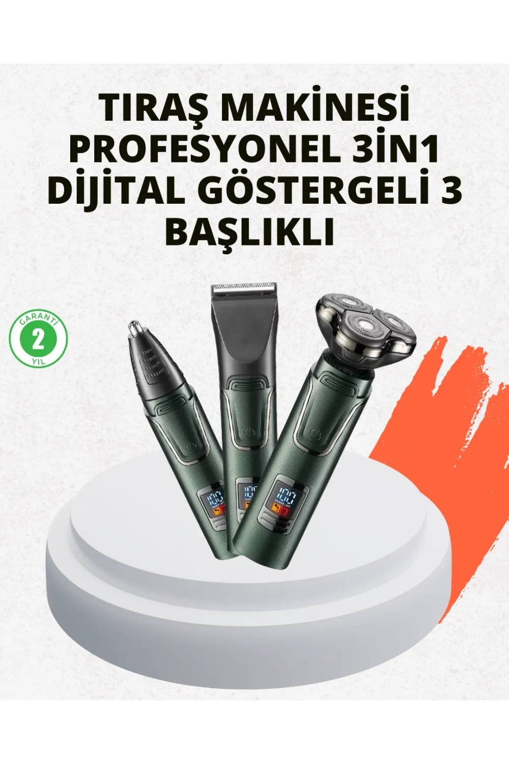 Hareket Halinde Kullanıma Uygun Tıraş Makinesi