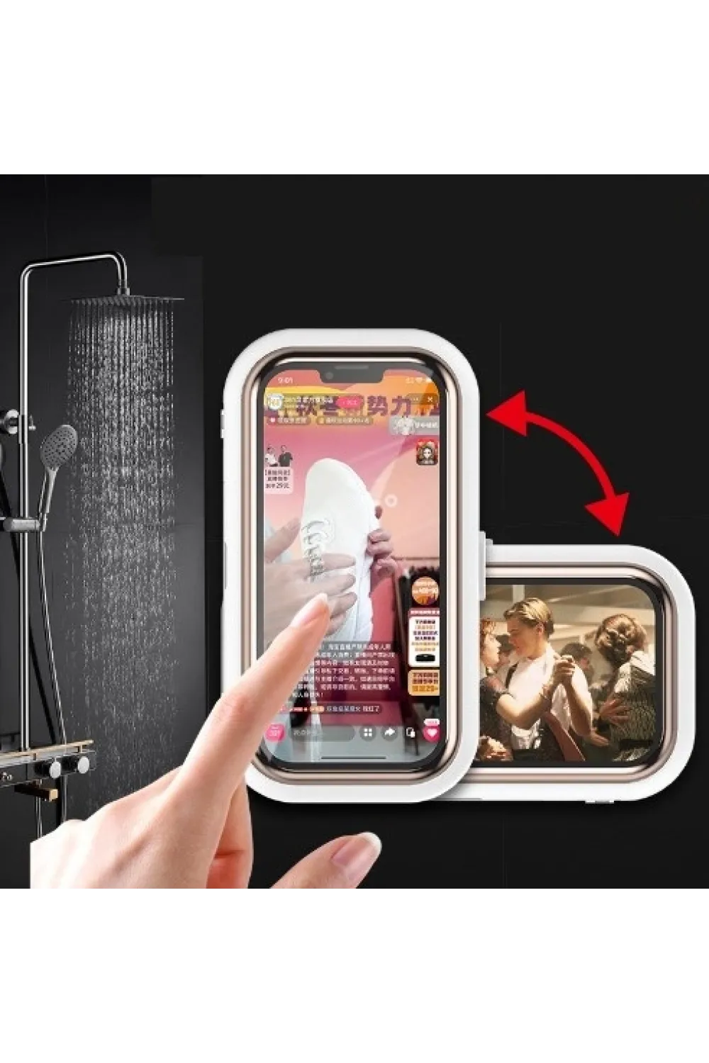 Hareketli Su Geçirmez Telefon Tutucu Stand
