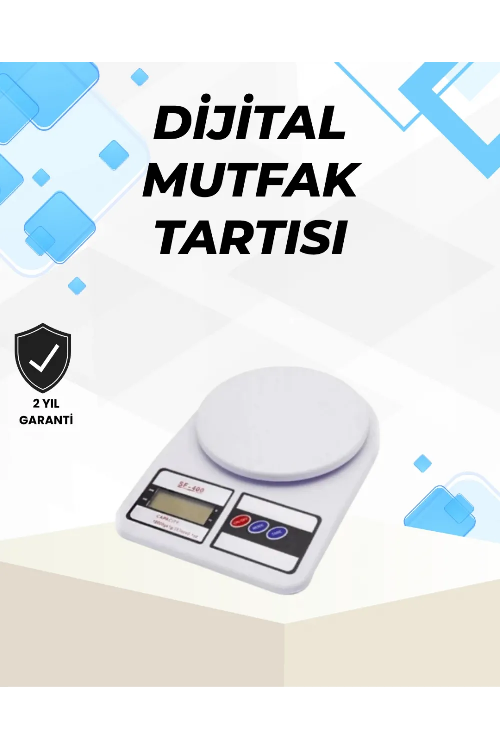Hassas Tartım İçin Dijital Mutfak Terazisi – 10kg / 1g