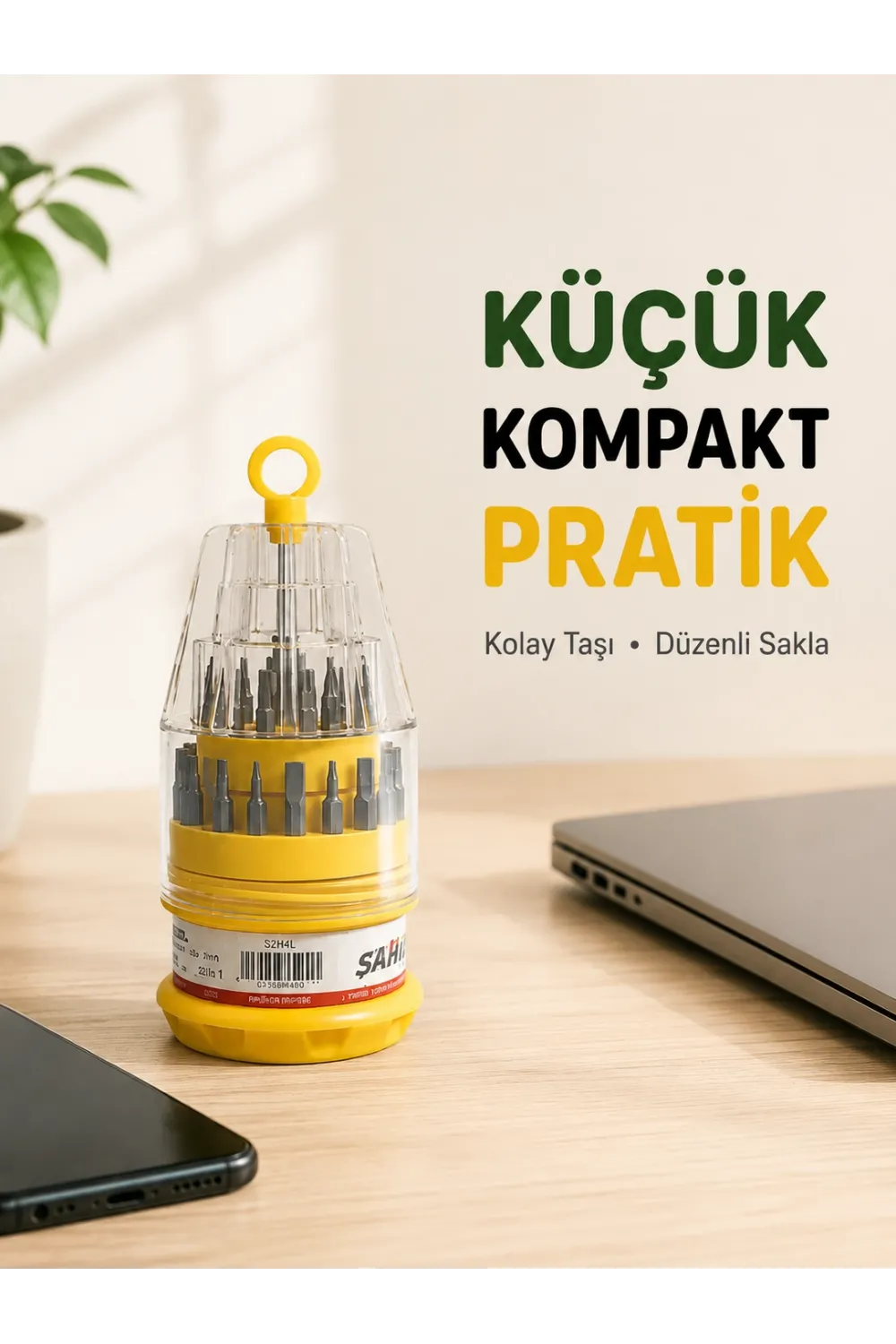 Hassas Tornavida Seti Kaymaz Saplı Elektronik Onarım Seti