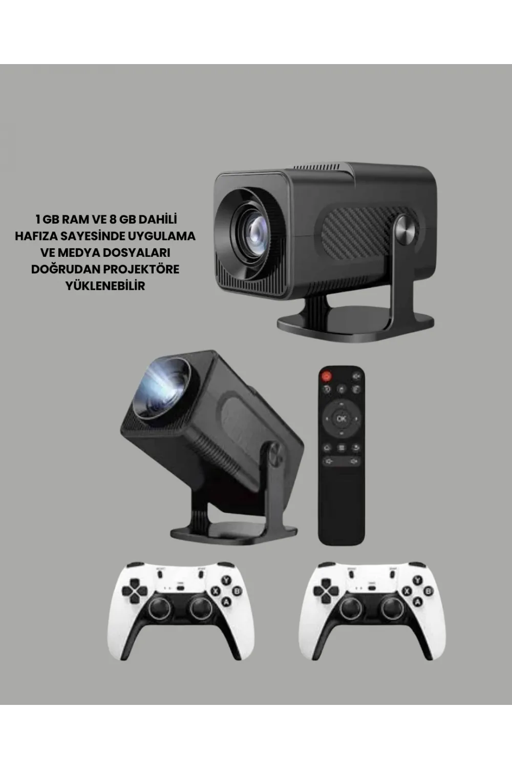 Hcs350pro Android 11 İşletim Sistemli Mini Projektör Yeni Nesil