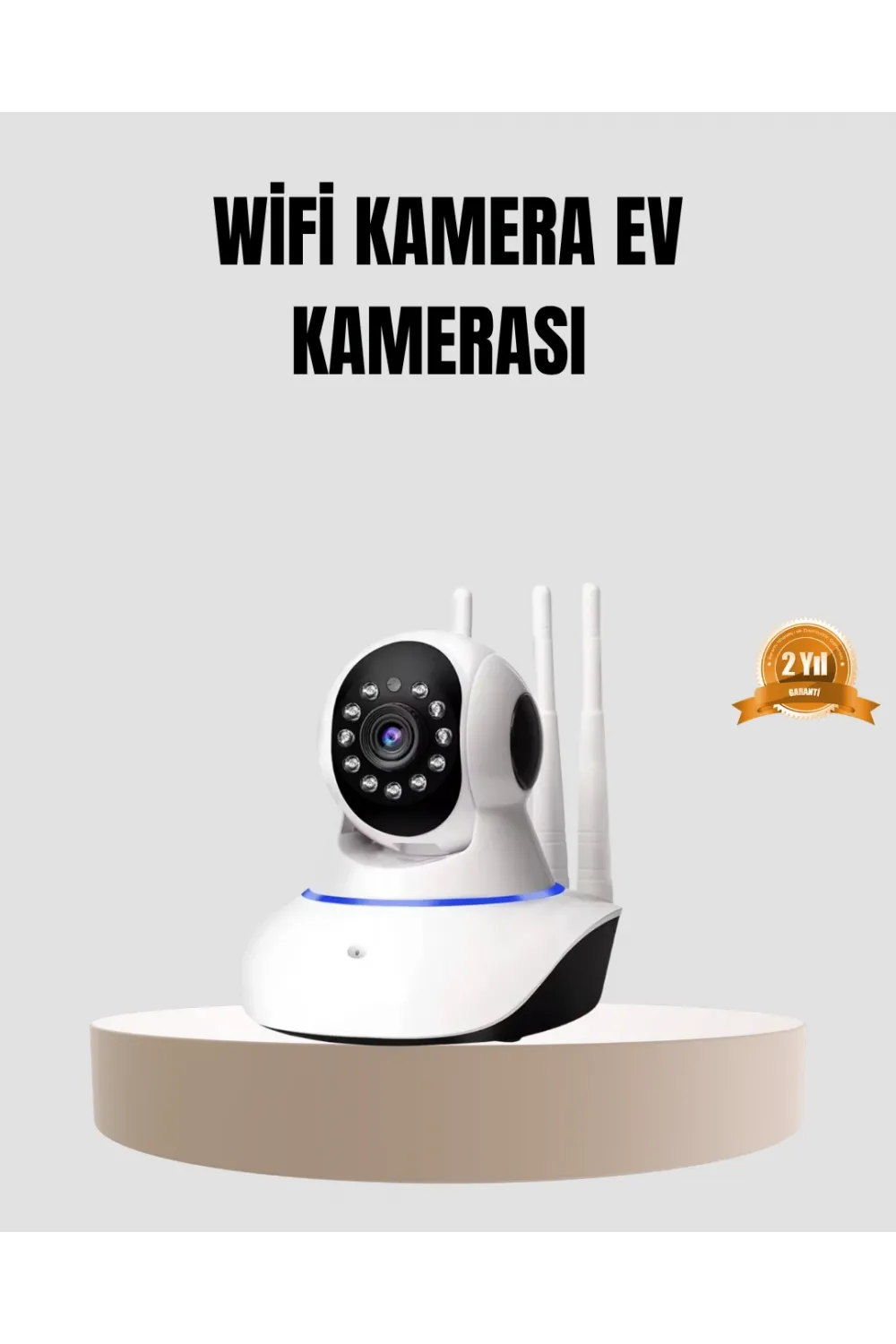 Hd Ip Kamera – Gece Görüşlü, Hareket Sensörlü, Mobil Takip Ve Çift Yönlü Ses