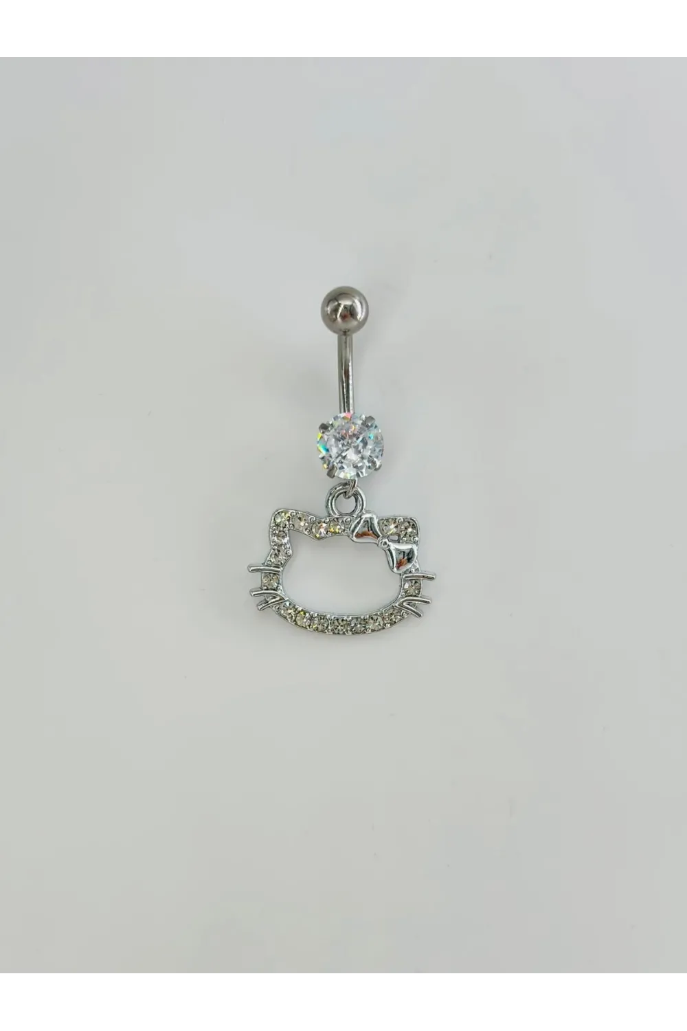 Hello Kıtty Detaylı Göbek Piercing - Pg0107