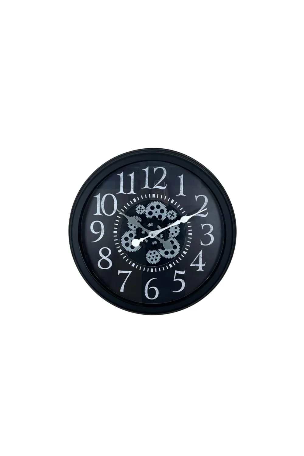Heritage Black 60 Cm Çarklı Duvar Saati