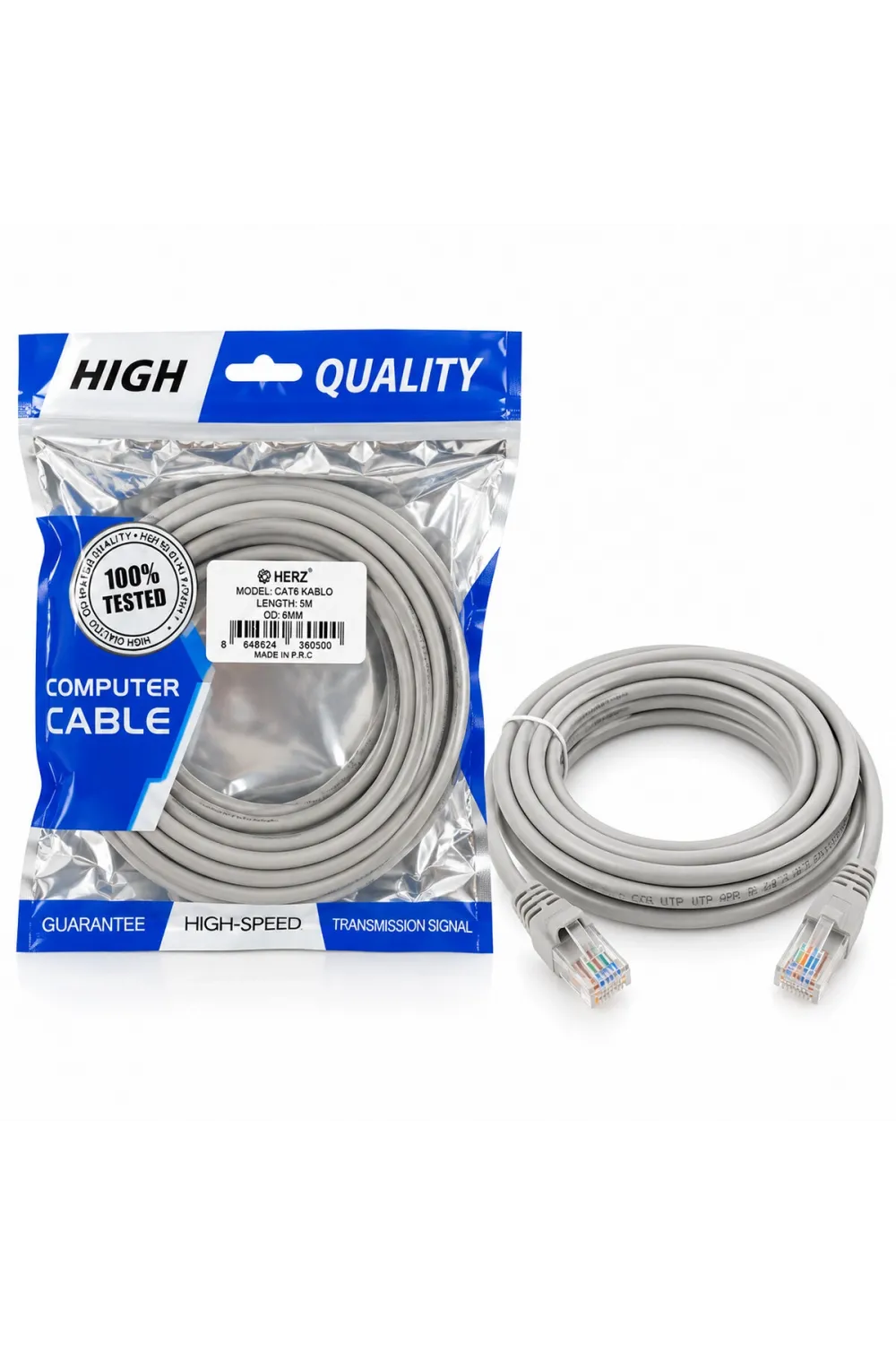 Hıgh Herz ( 5mt ) Cat6 İnternet Ethernet Data Kablosu*200