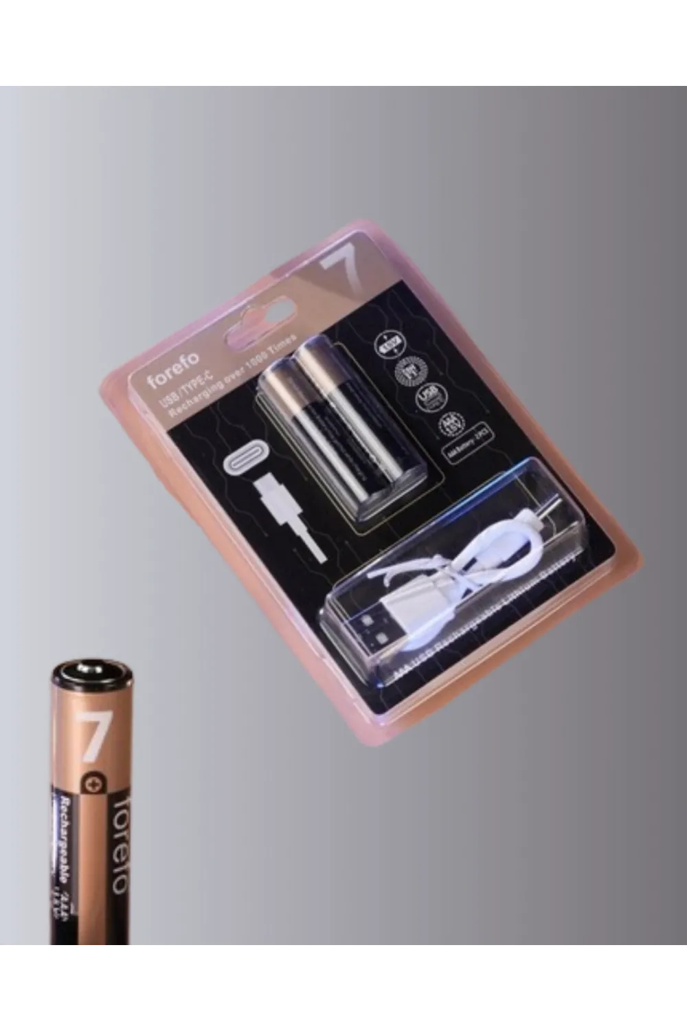 Hızlı Şarj Teknolojili Usb Şarjlı Aaa Pil – 40 Dakikada Tam Şarj