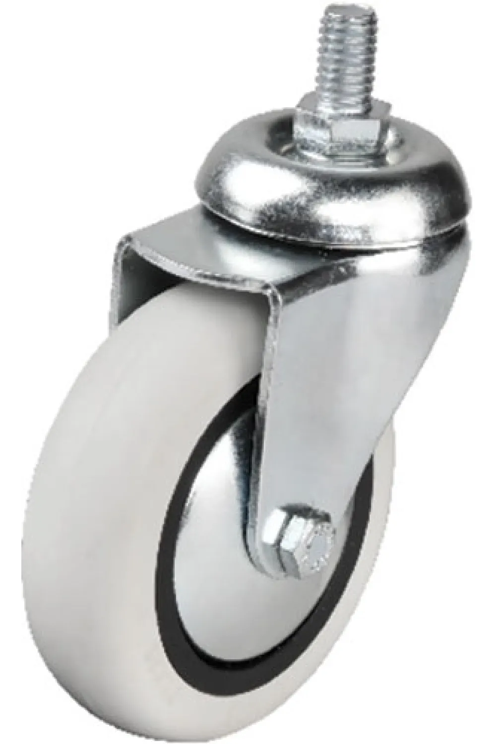 Hts 352 - 75x25 mm PVC Makaralı Vidalı Teker 4 Adet